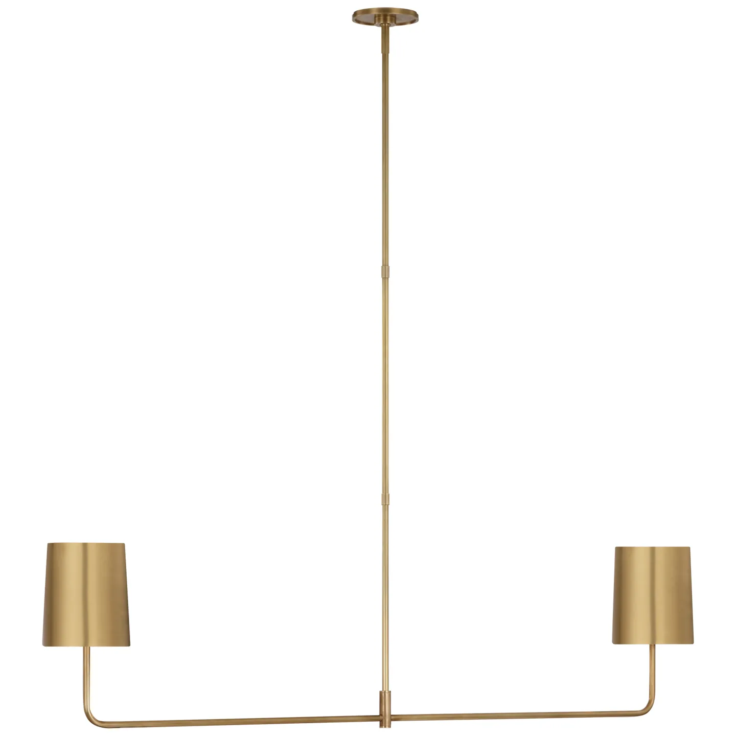 Go Lightly 54" Two Light Linear Chandelier - Image 14