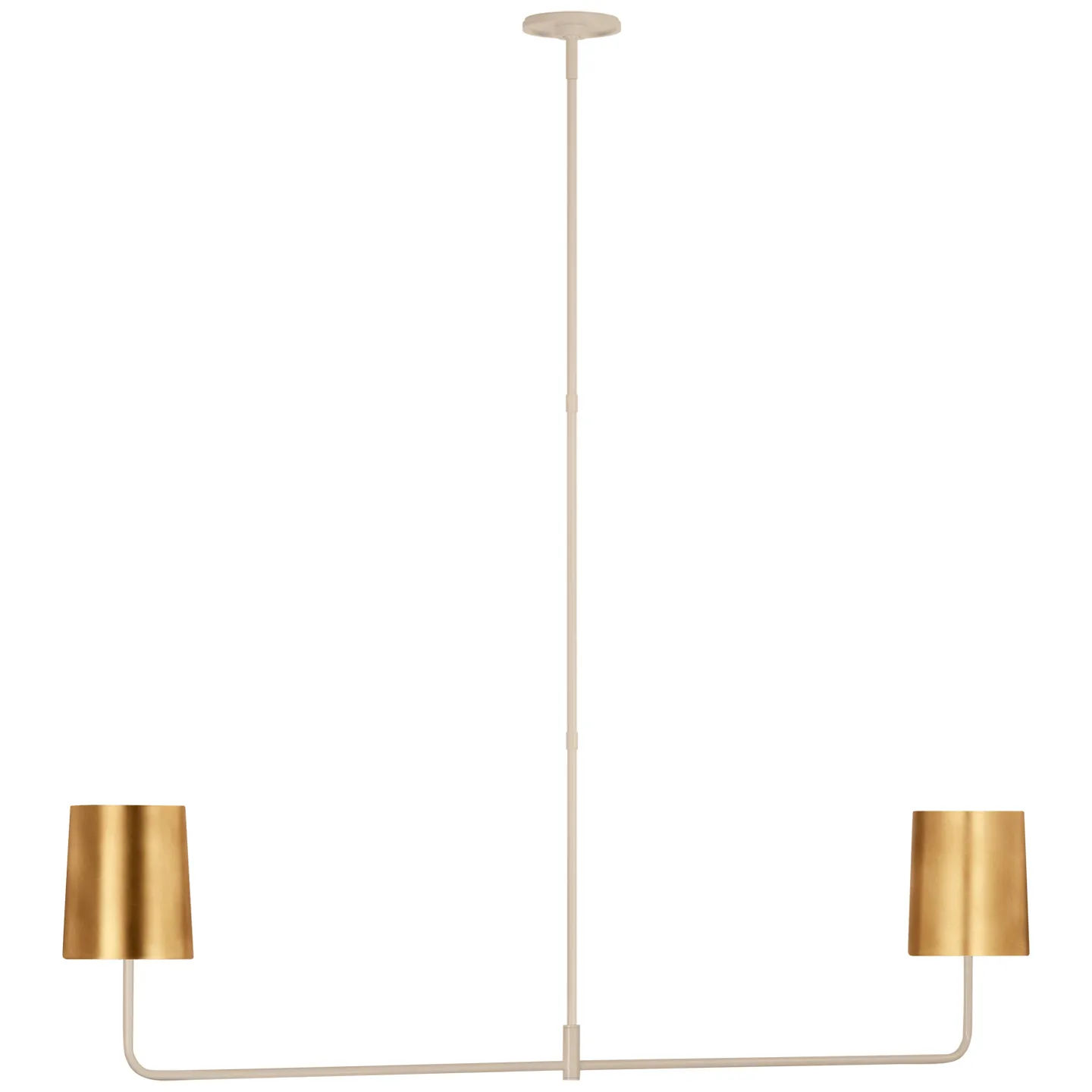 Go Lightly 54" Two Light Linear Chandelier - Image 16
