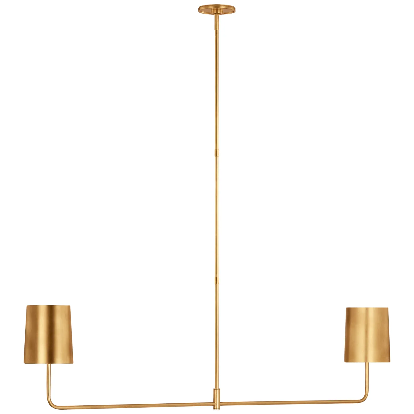 Go Lightly 54" Two Light Linear Chandelier - Image 9