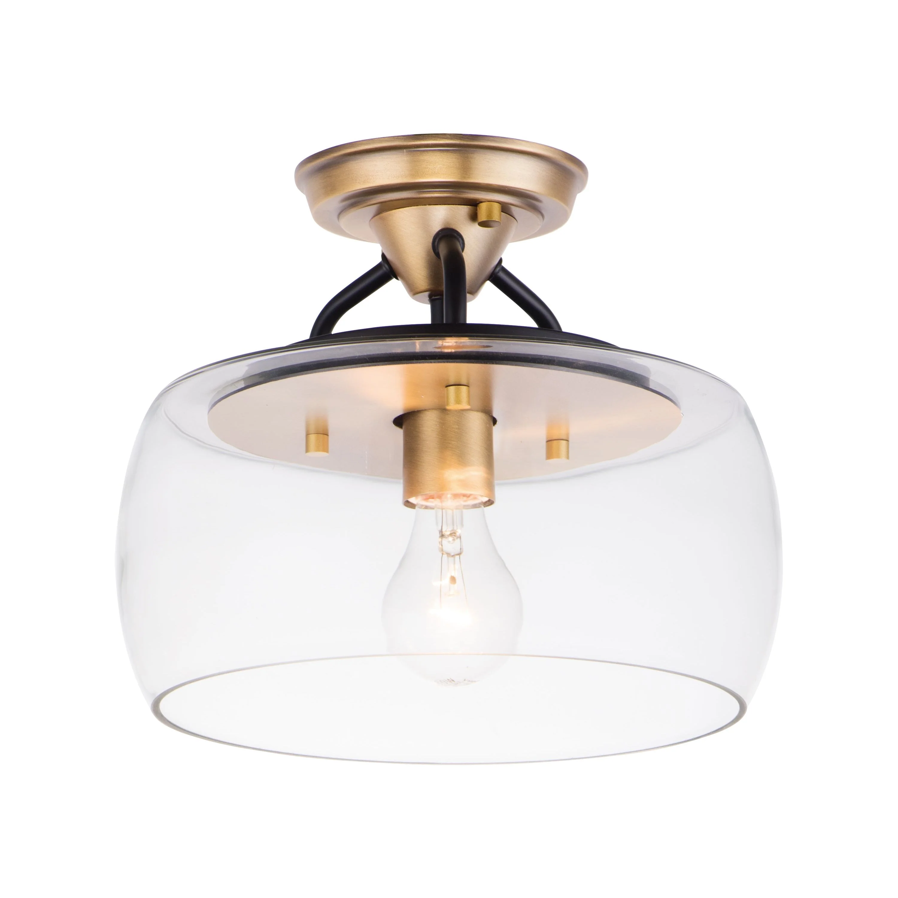Goblet 1-Light Semi Flush Mount