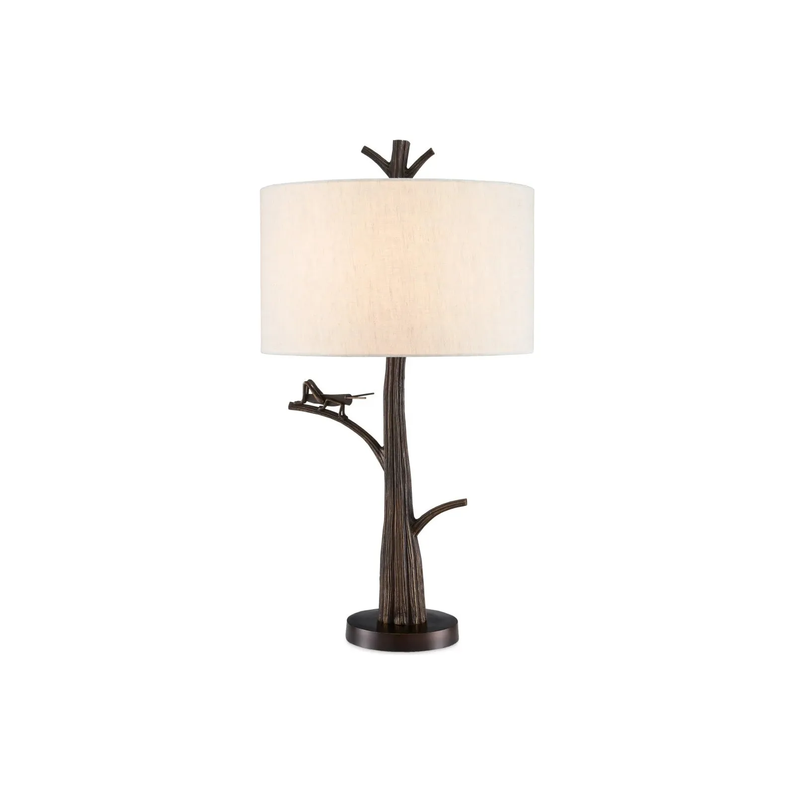 Grasshopper Bronze Table Lamp