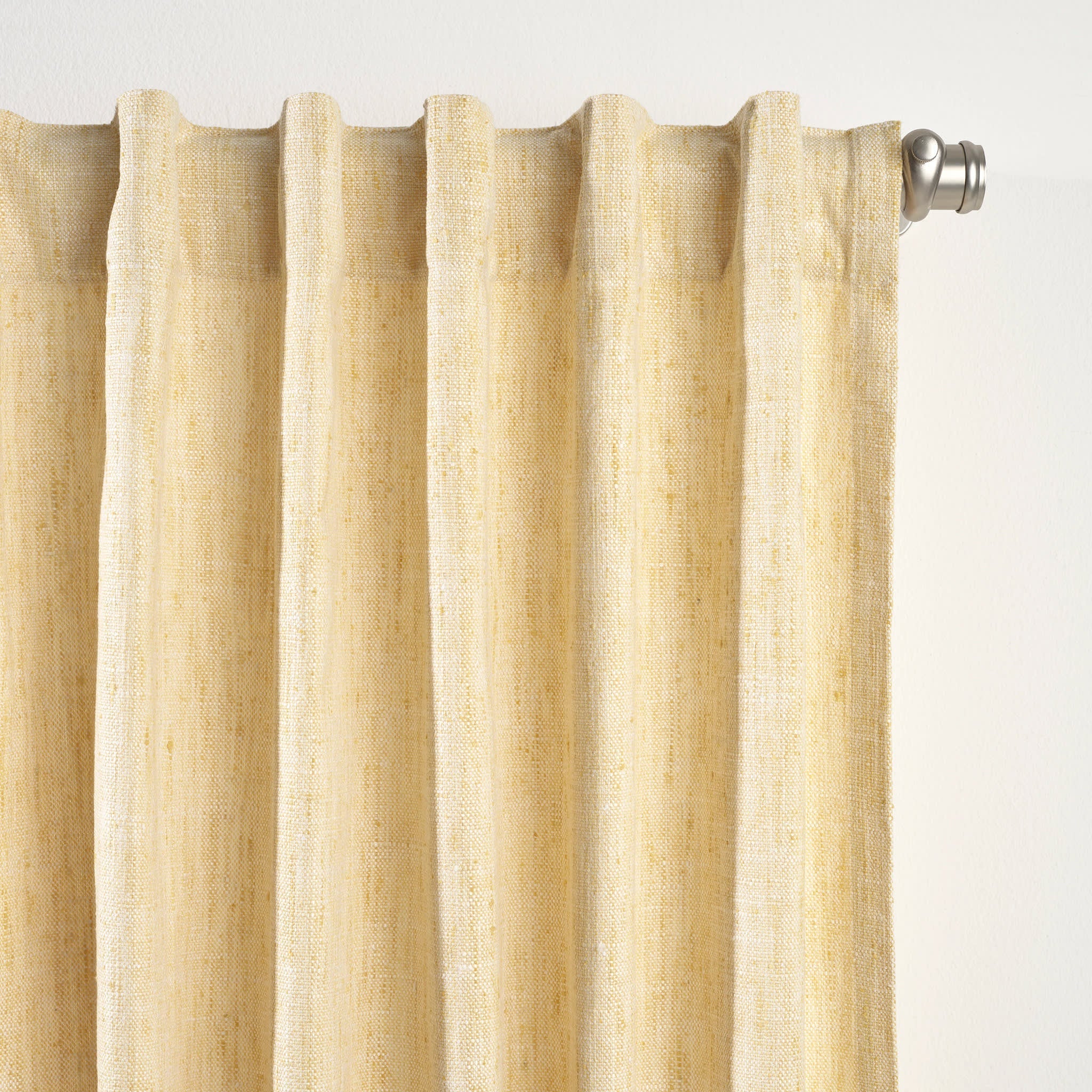 Greylock Curtain Panel | Soft Yellow