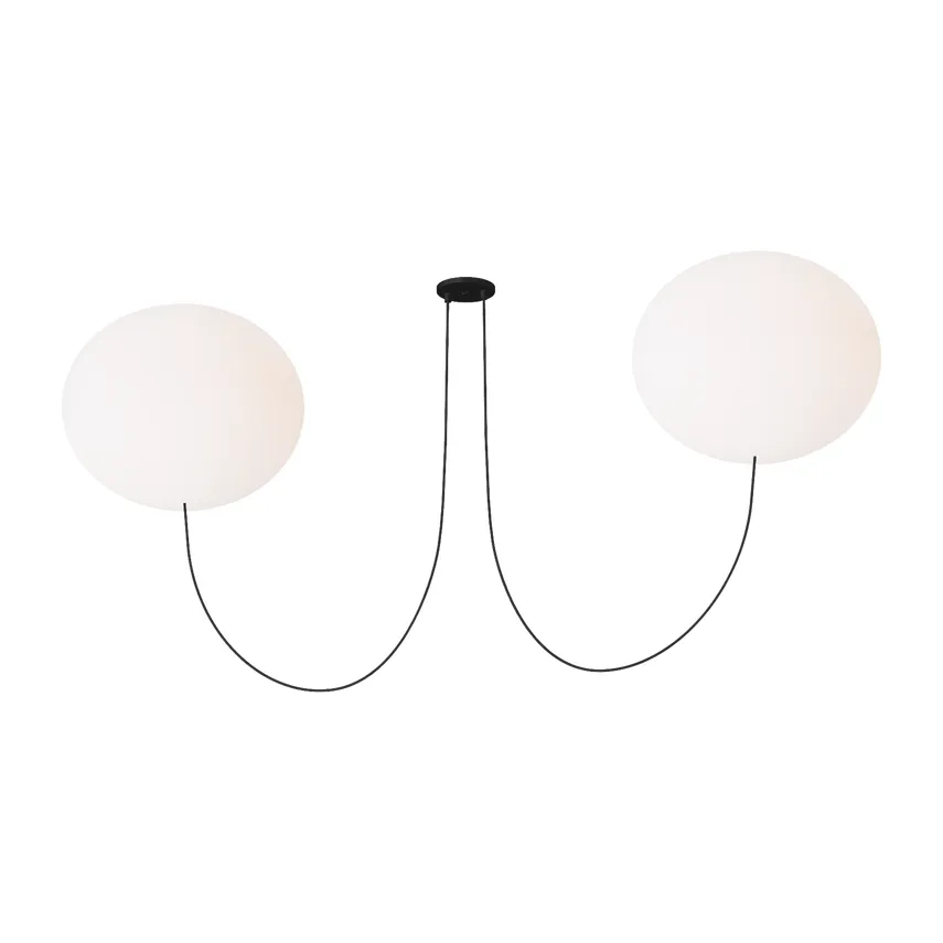 Helium 2 Light Chandelier - Image 3