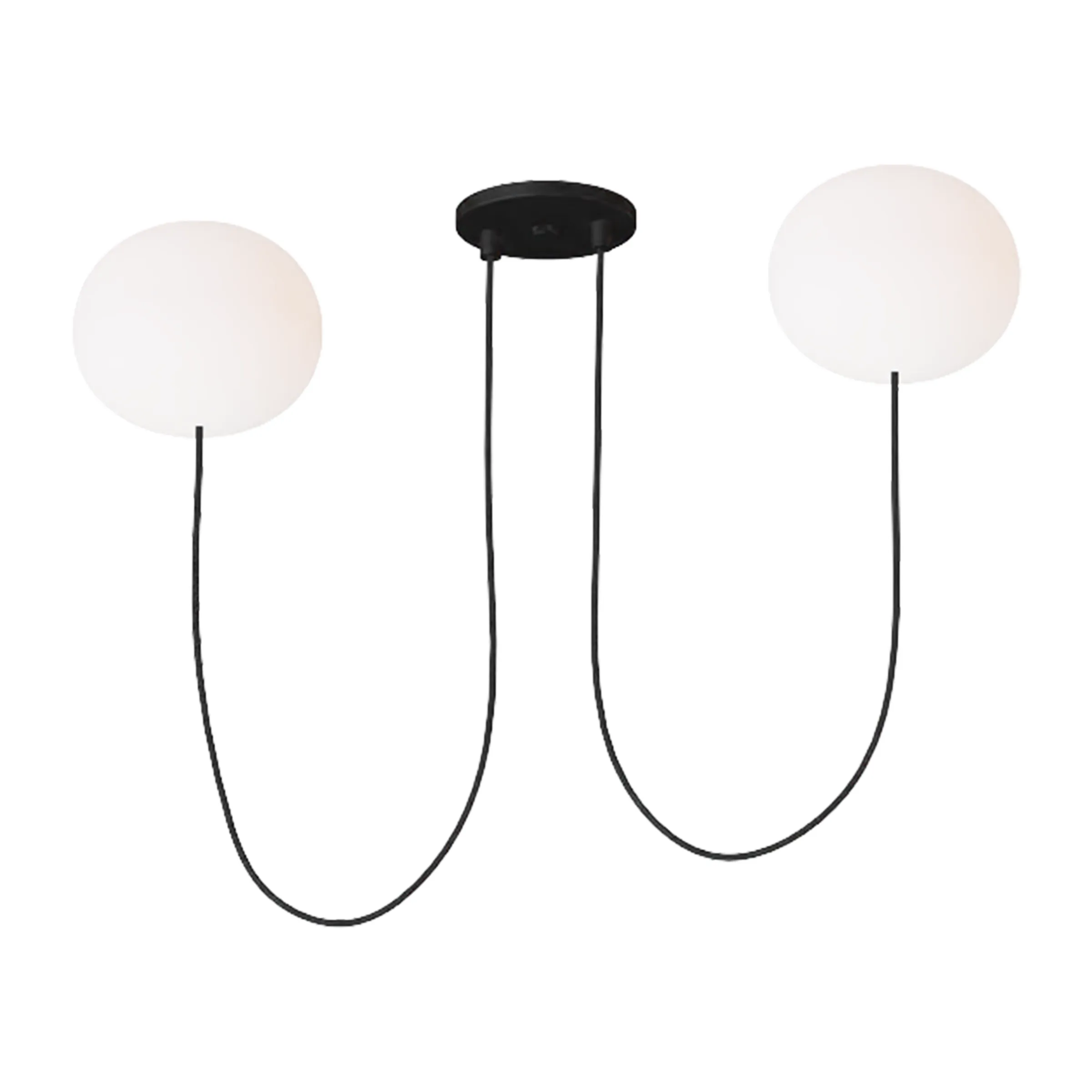 Helium 2 Light Chandelier - Image 4