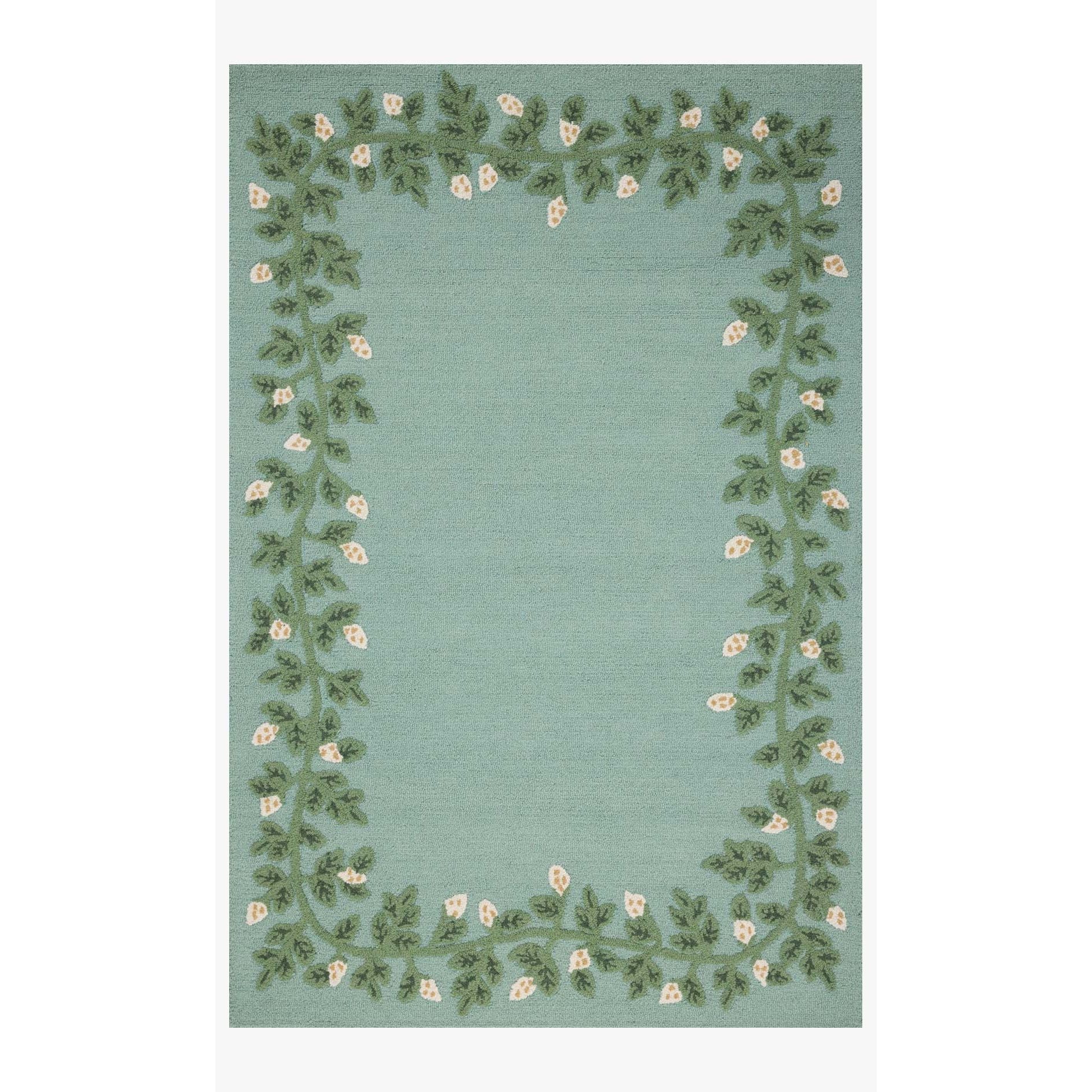 Highgrove Blue Rug | Rifle Paper Co. x Loloi