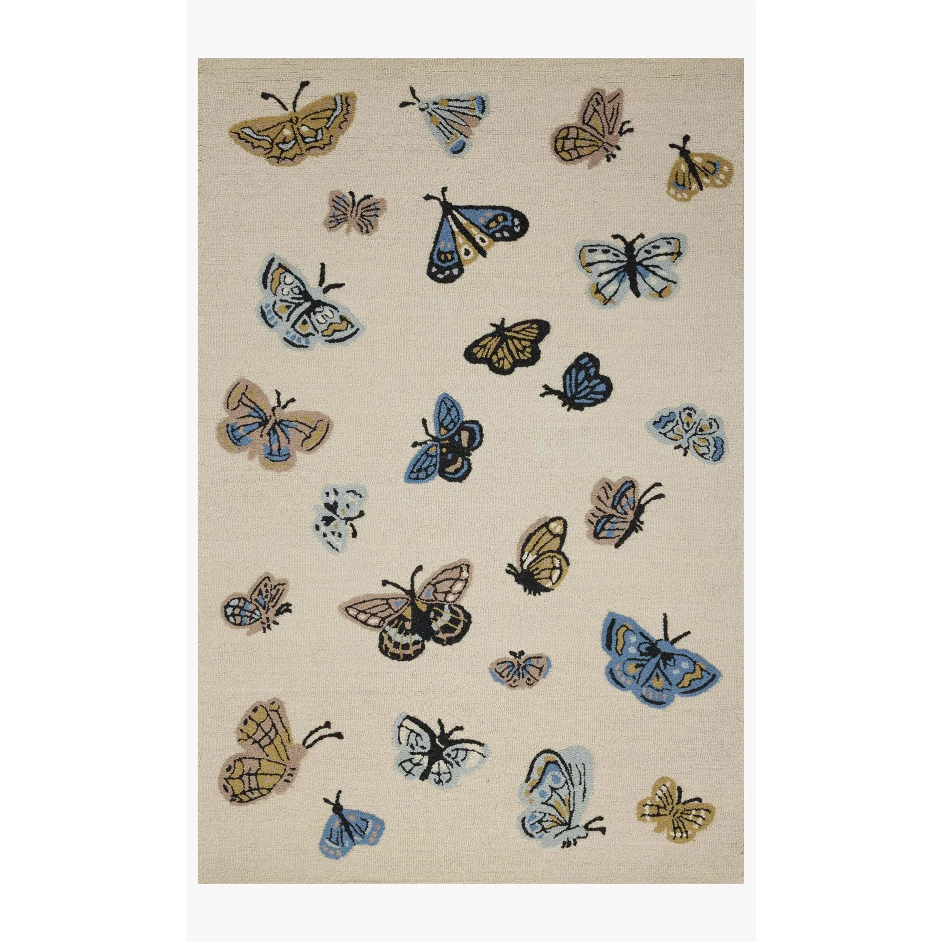 Highgrove Cream Rug | Rifle Paper Co. x Loloi