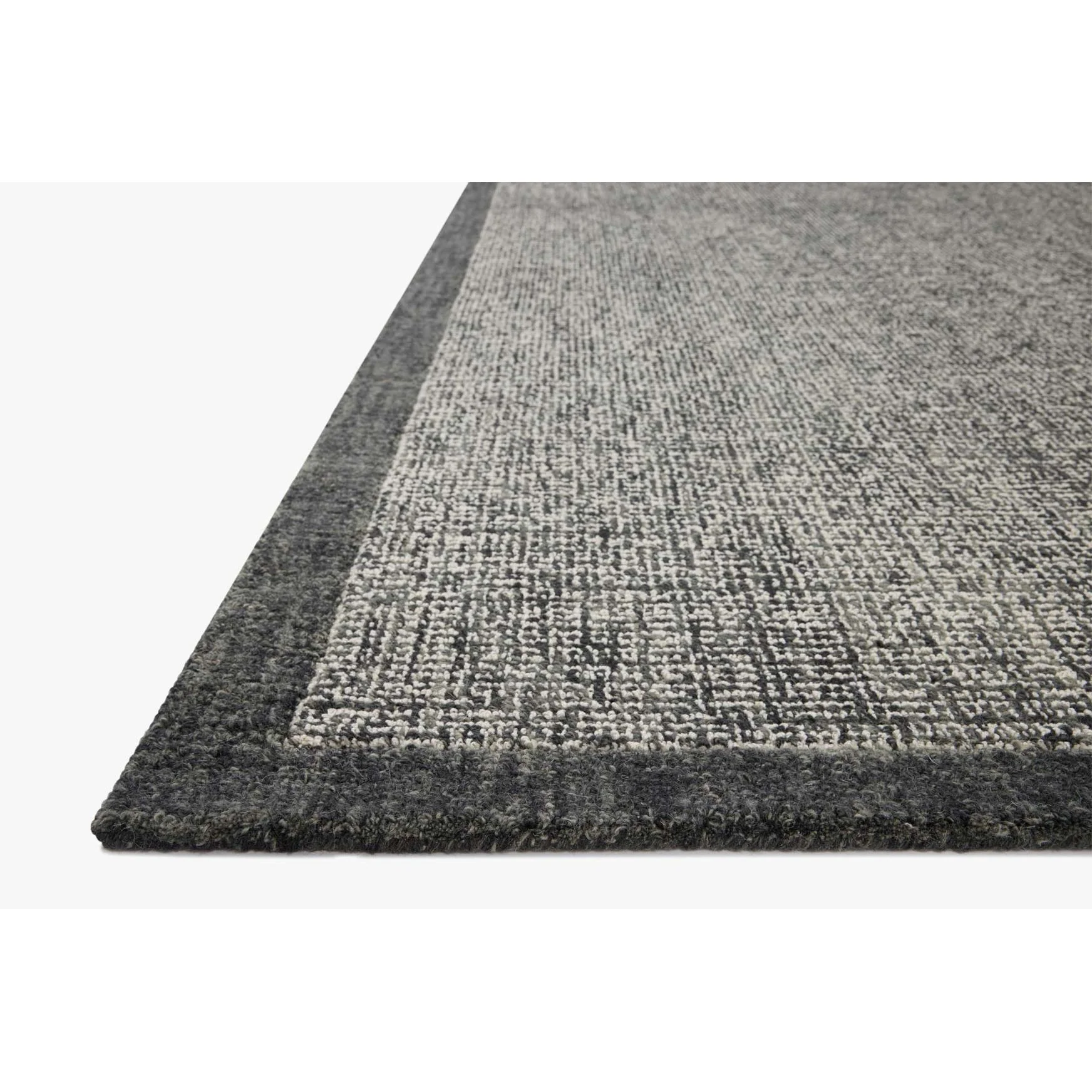 Henley Ivory / Charcoal Rug | Magnolia Home by Joanna Gaines x Loloi - Image 3