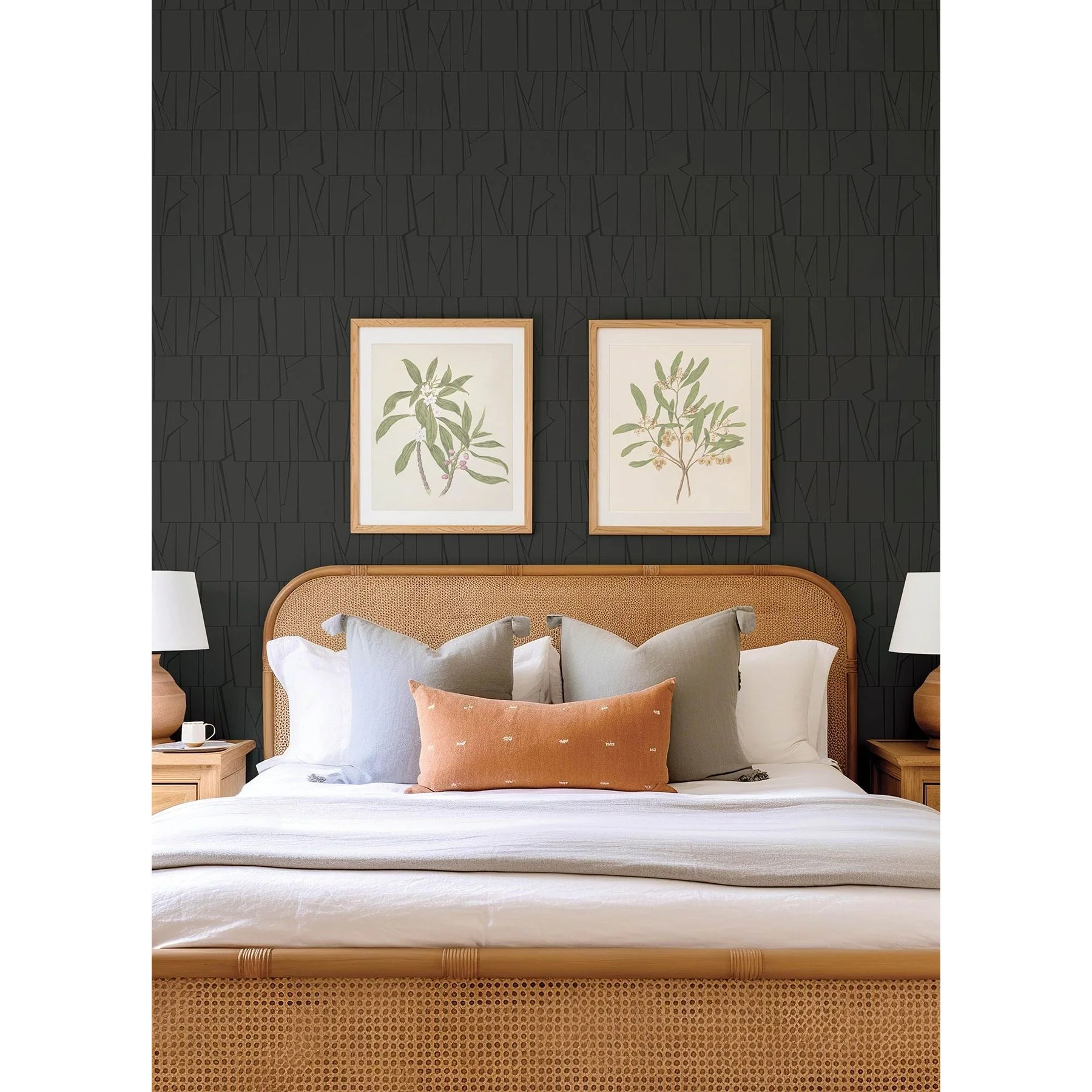 Huntington Geometric Stripe Wallpaper - Image 9