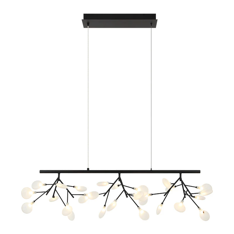 Hydrangea Bloom Linear Chandelier - Image 4