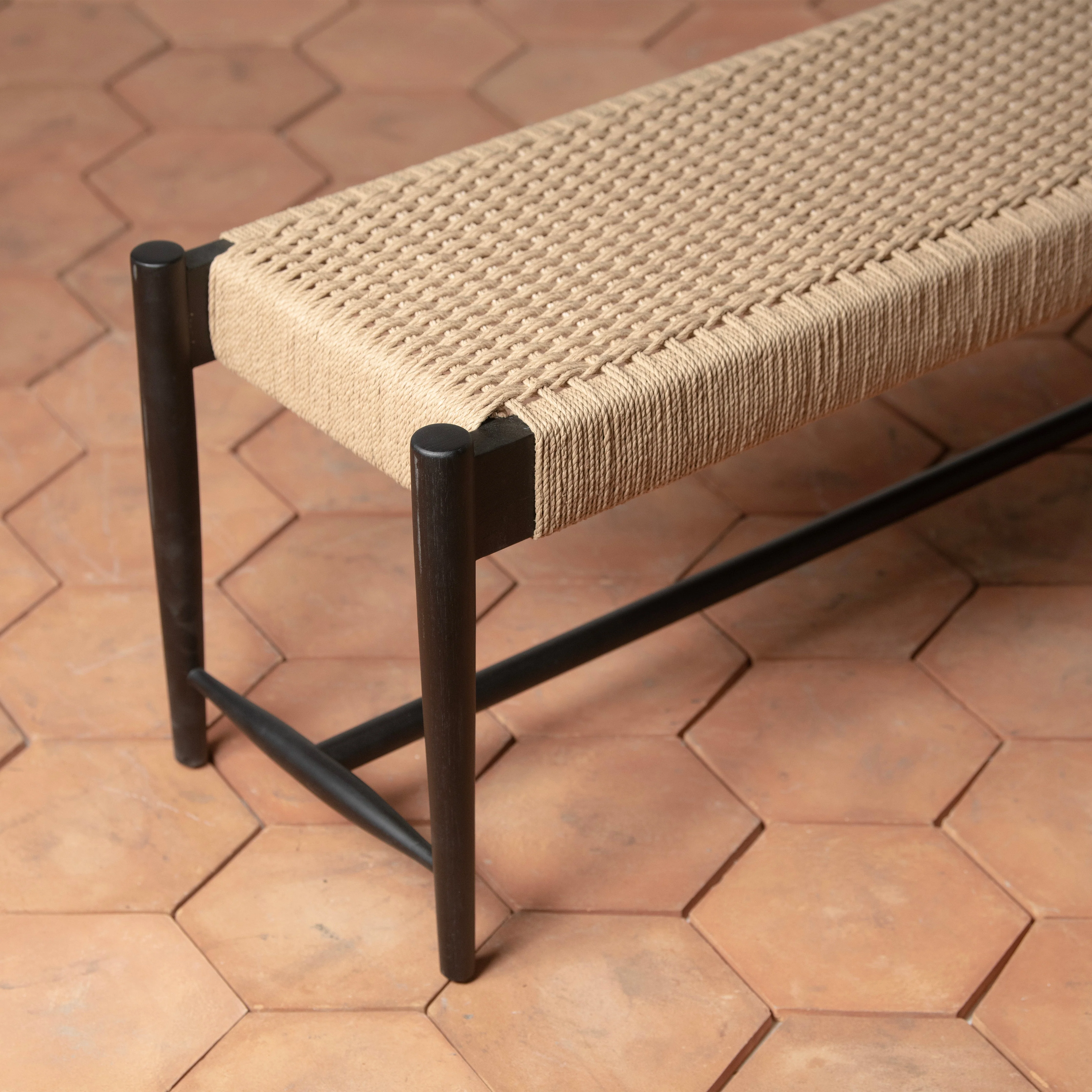 Ingrid Woven Bench - Image 13