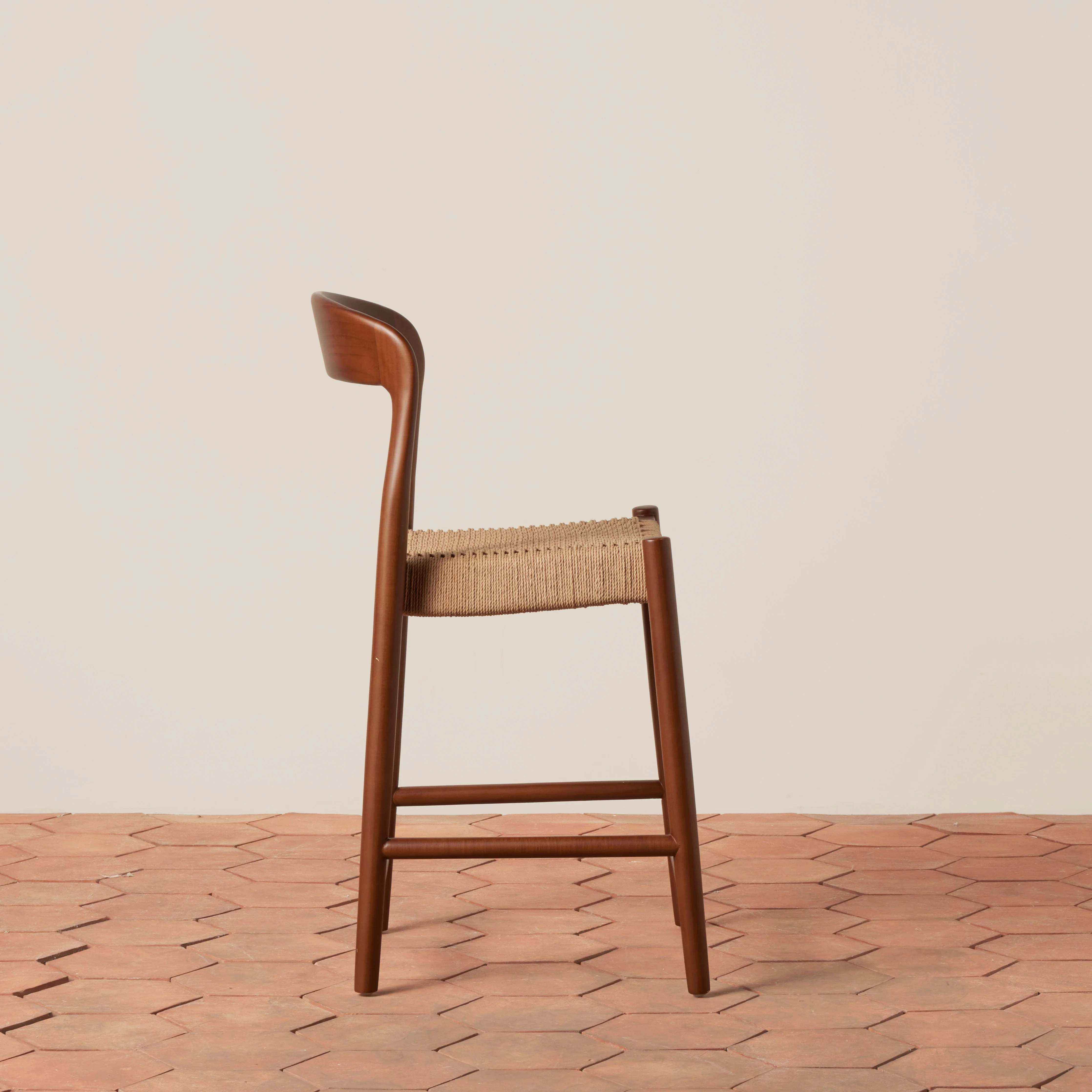 Ingrid Woven Counter Stool - Image 3
