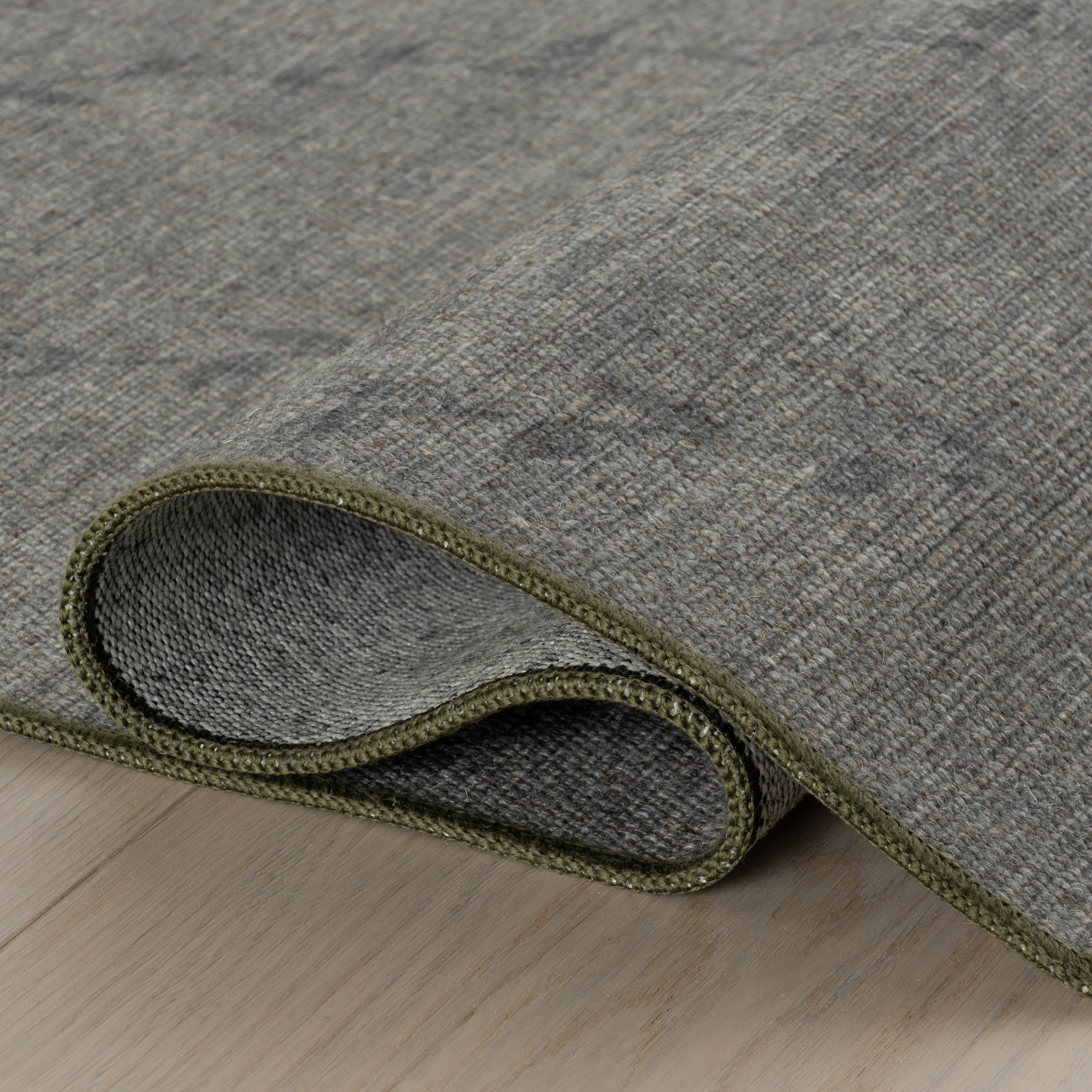 Ivy Floral Washable Rug by Nate Berkus | Charcoal - Image 7