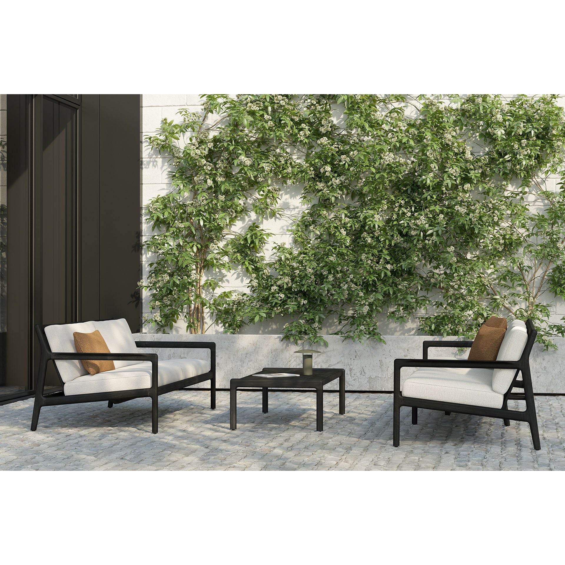 Jack Outdoor Sofa -Teak Black - Image 3