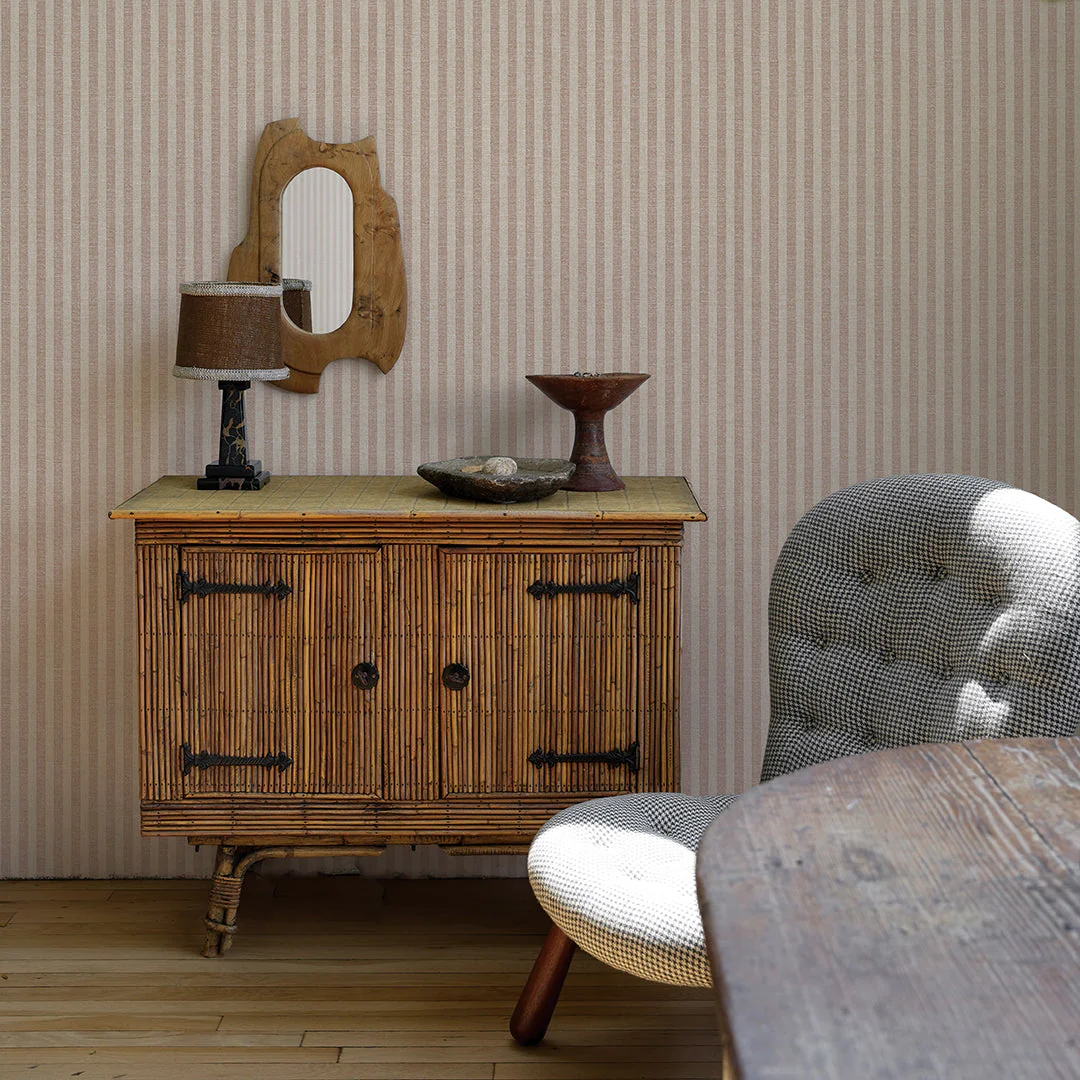 Charles Street Stripe Textured Peel and Stick Wallpaper by Jeremiah Brent - Image 5