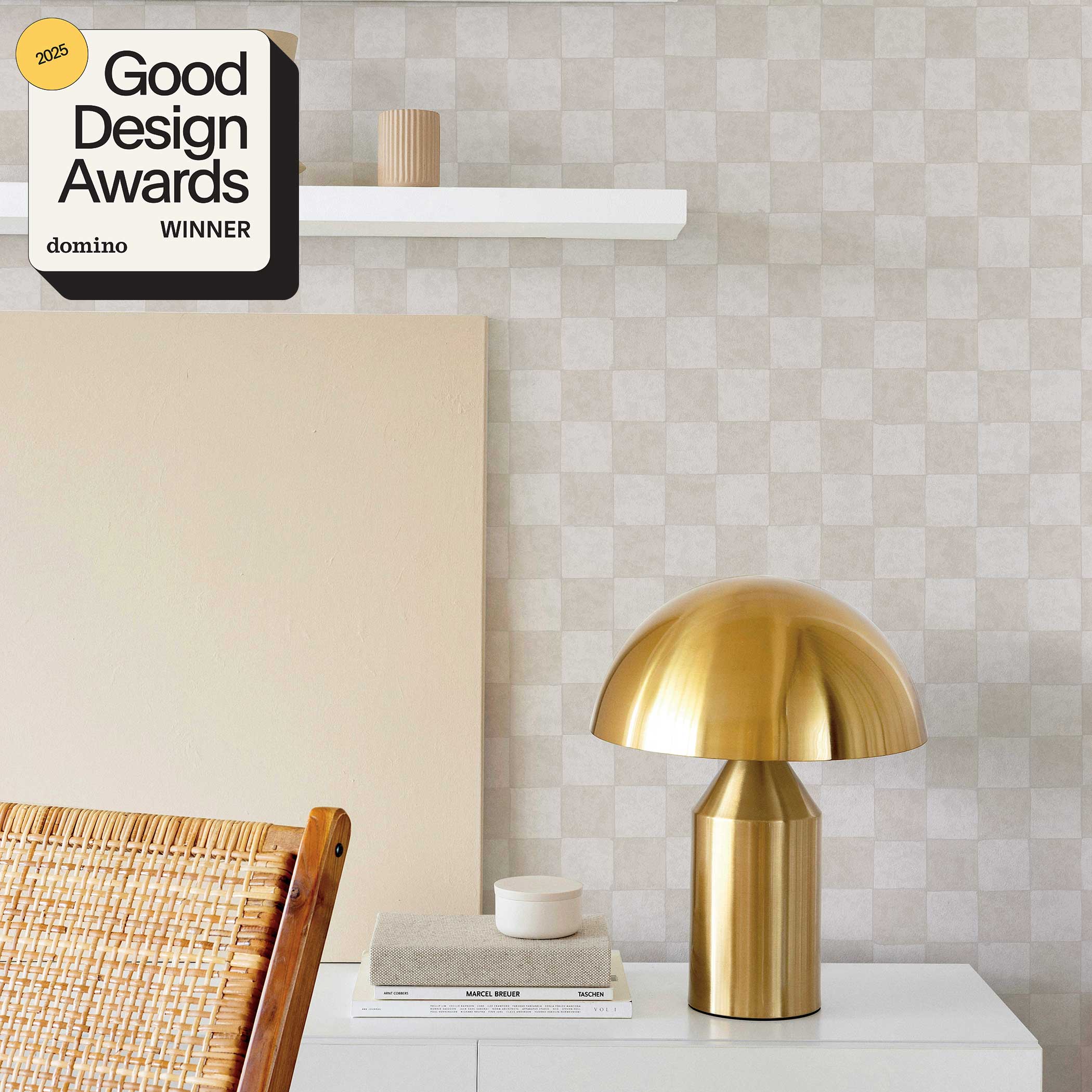 Classic Check Textured Peel and Stick Wallpaper by Jeremiah Brent - Image 2