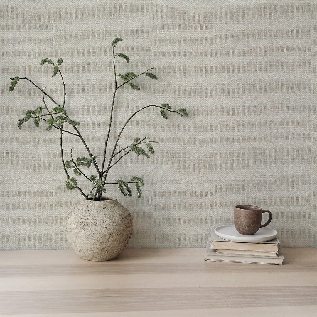 Faux Grasscloth Primitivo Textured Peel and Stick Wallpaper by Jeremiah Brent - Image 16