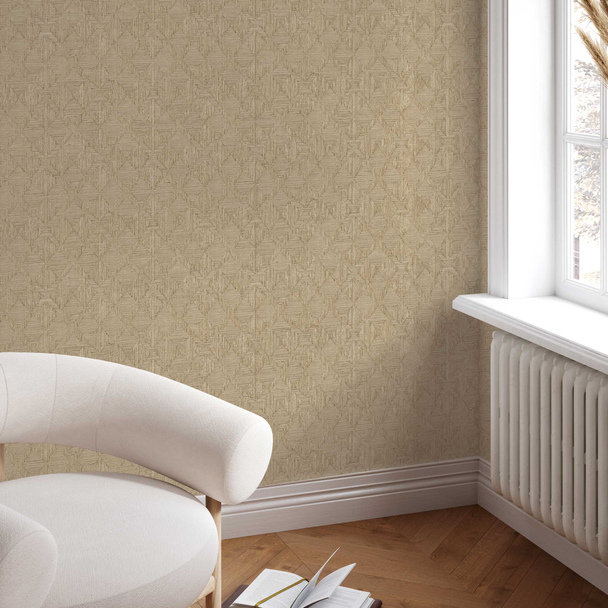 Hoffmann Faux Sisal Textured Peel and Stick Wallpaper by Jeremiah Brent - Image 18