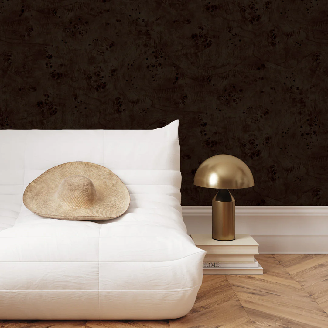 Modern Burl Peel and Stick Wallpaper by Jeremiah Brent - Image 5