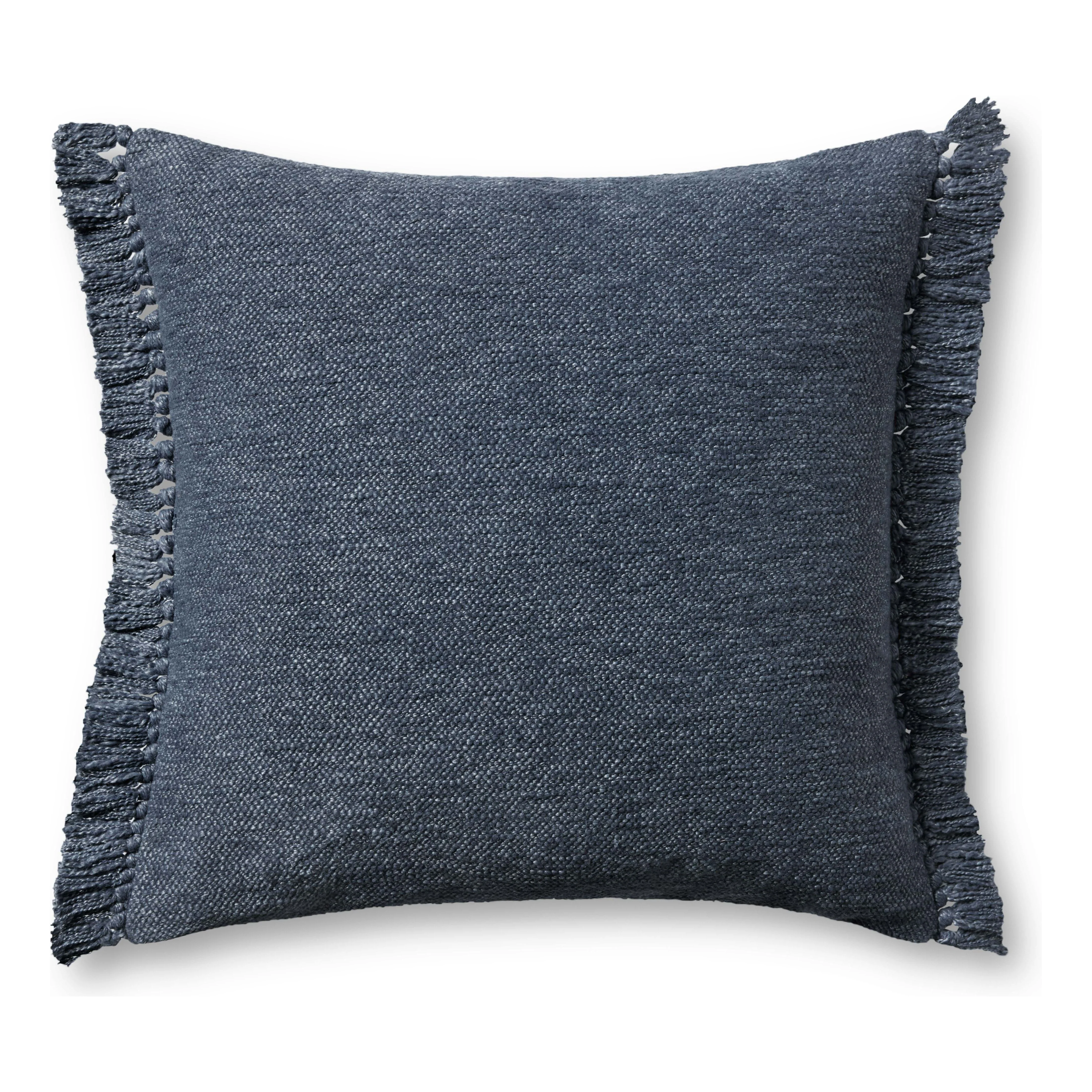 Jett Navy Pillow | Magnolia Home by Joanna Gaines x Loloi