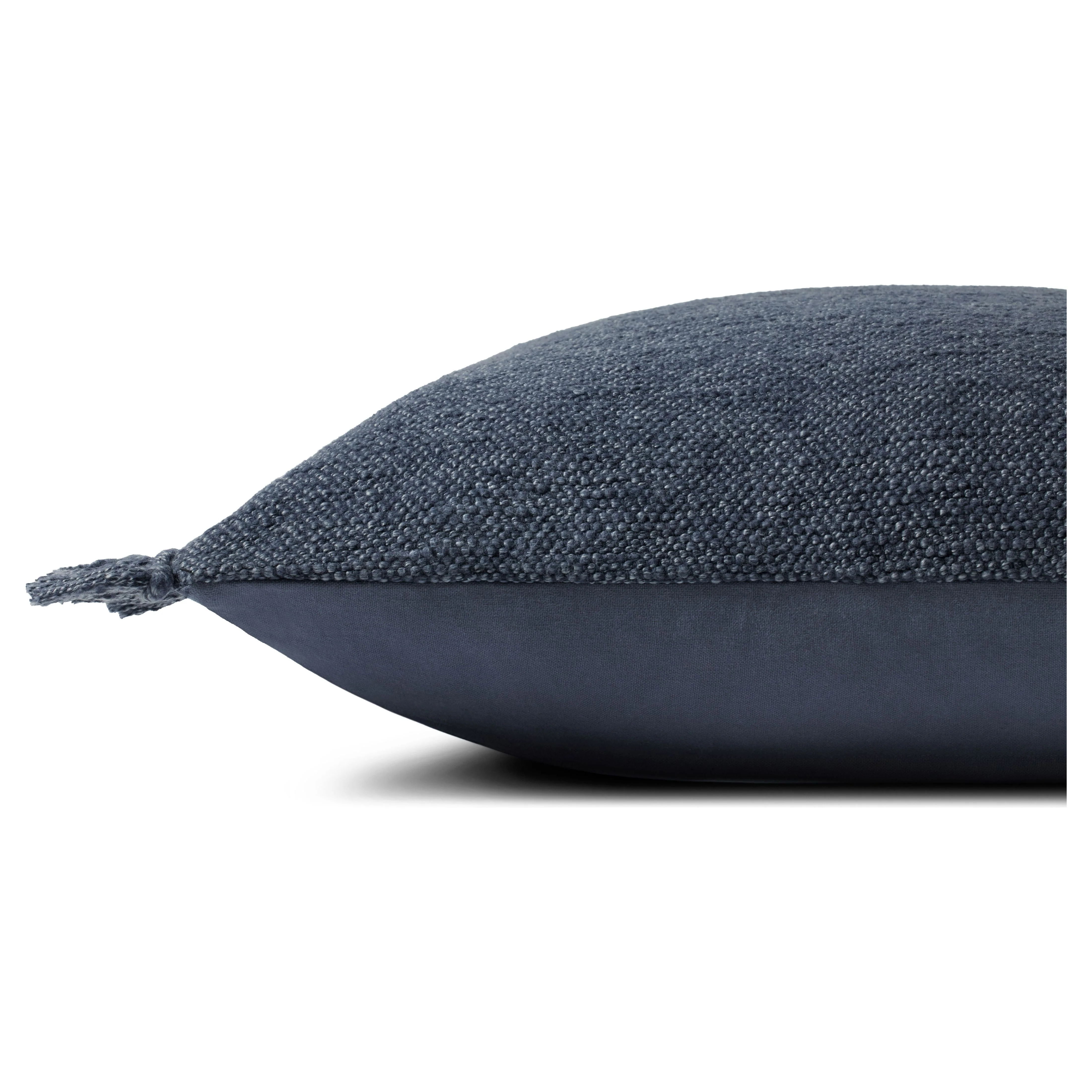Jett Navy Pillow | Magnolia Home by Joanna Gaines x Loloi - Image 3