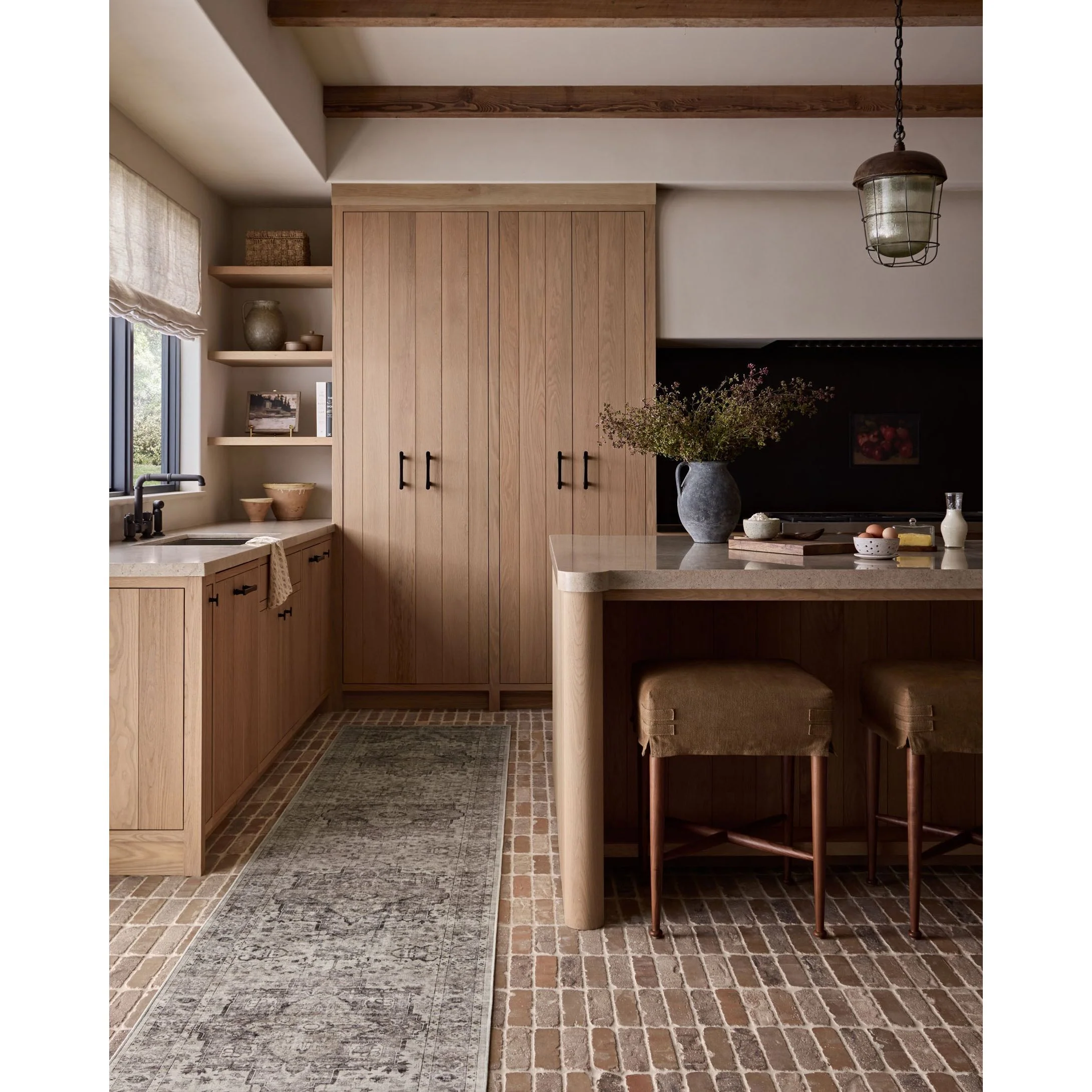 Josie Silver / Natural Machine Washable Rug | Amber Lewis x Loloi - Image 3