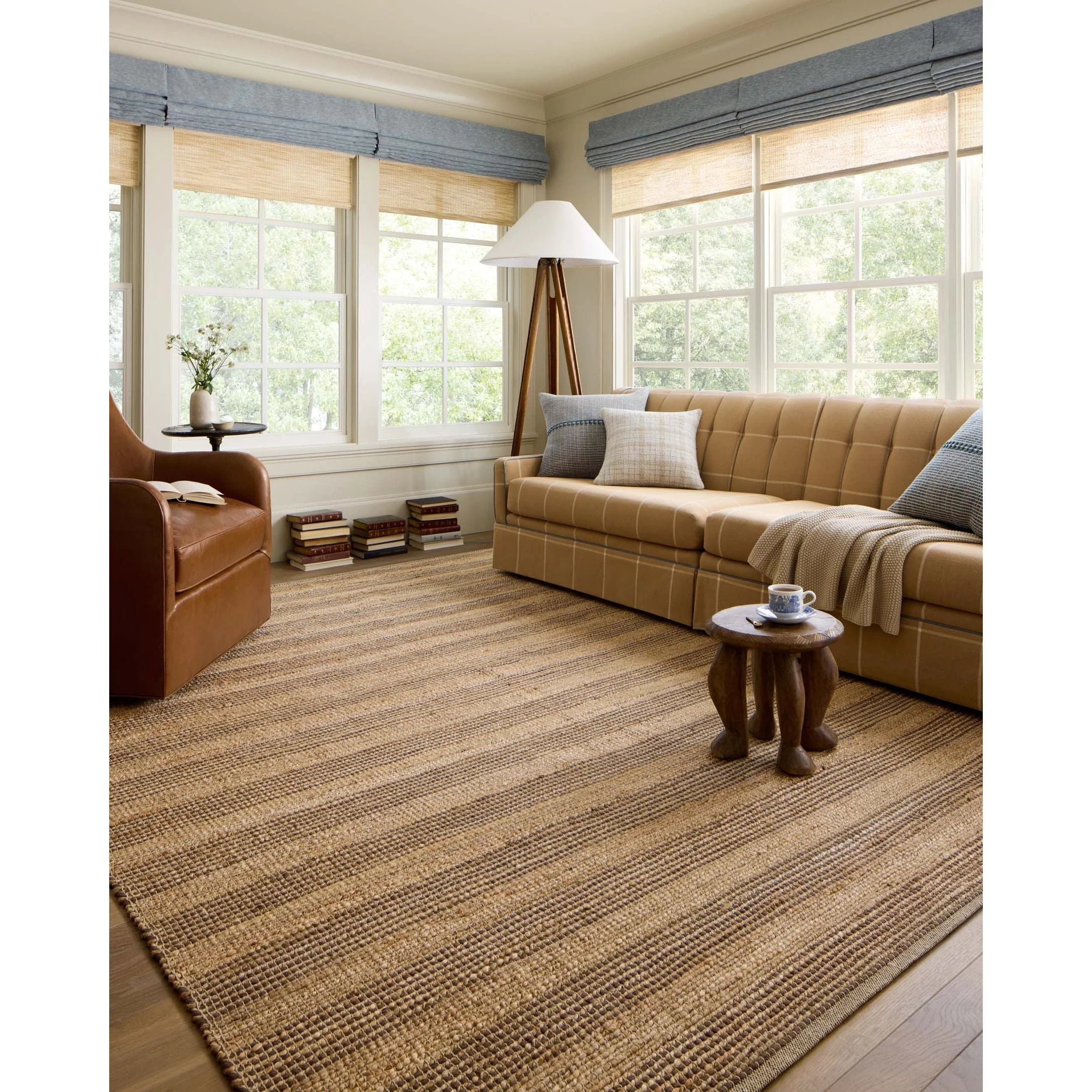 Judy Natural / Chocolate Rug | Chris Loves Julia x Loloi - Image 2