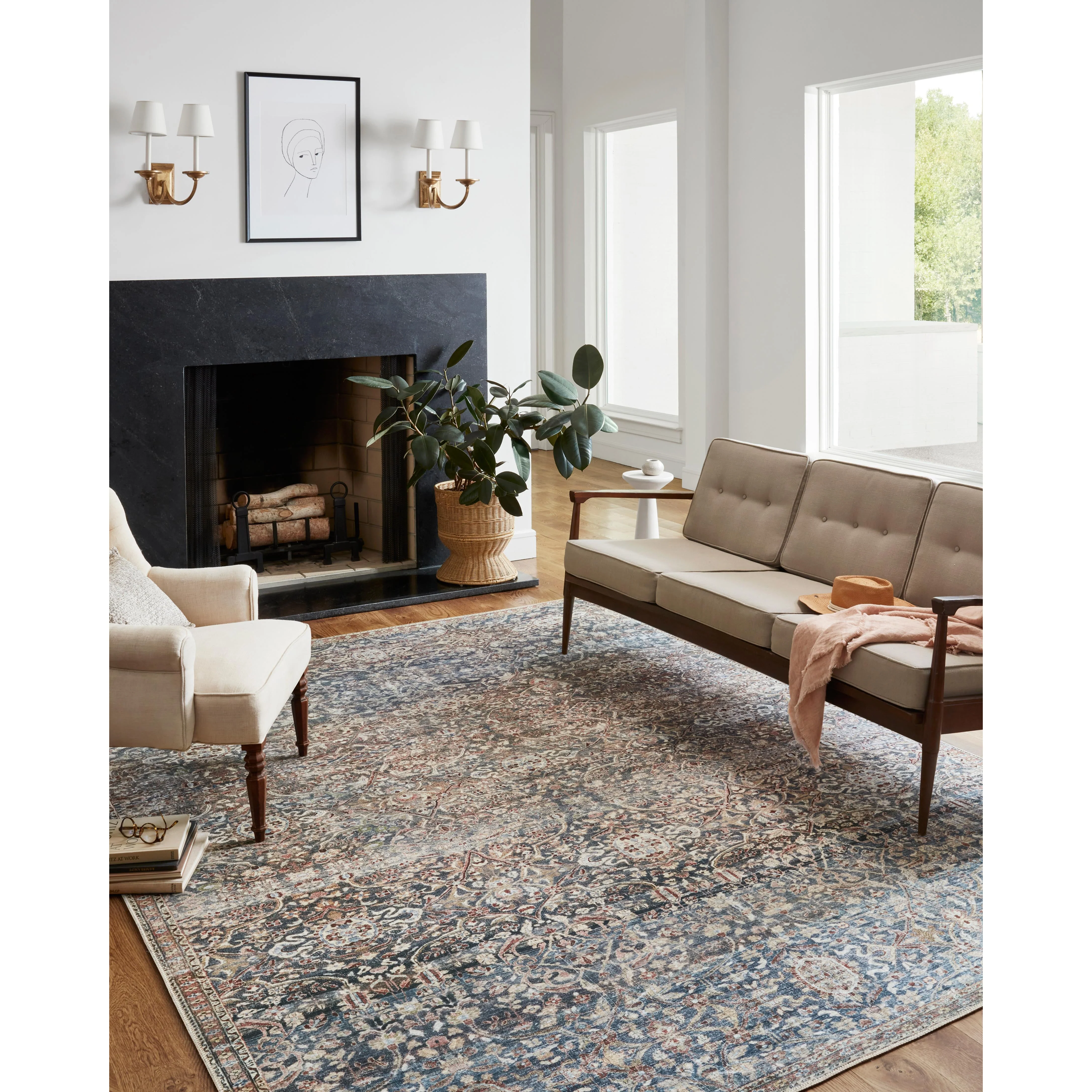 Jules Denim / Spice Rug | Chris Loves Julia x Loloi - Image 2