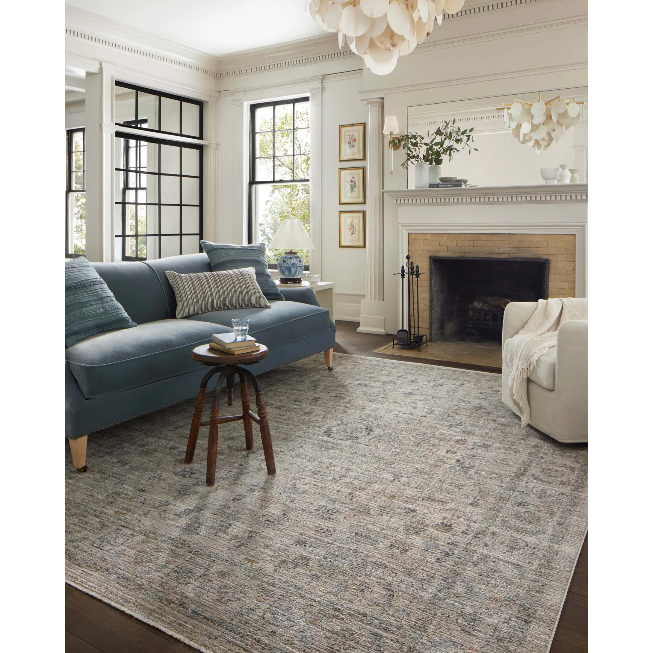 Katherine Beige / Mist Rug | Jean Stoffer x Loloi - Image 4