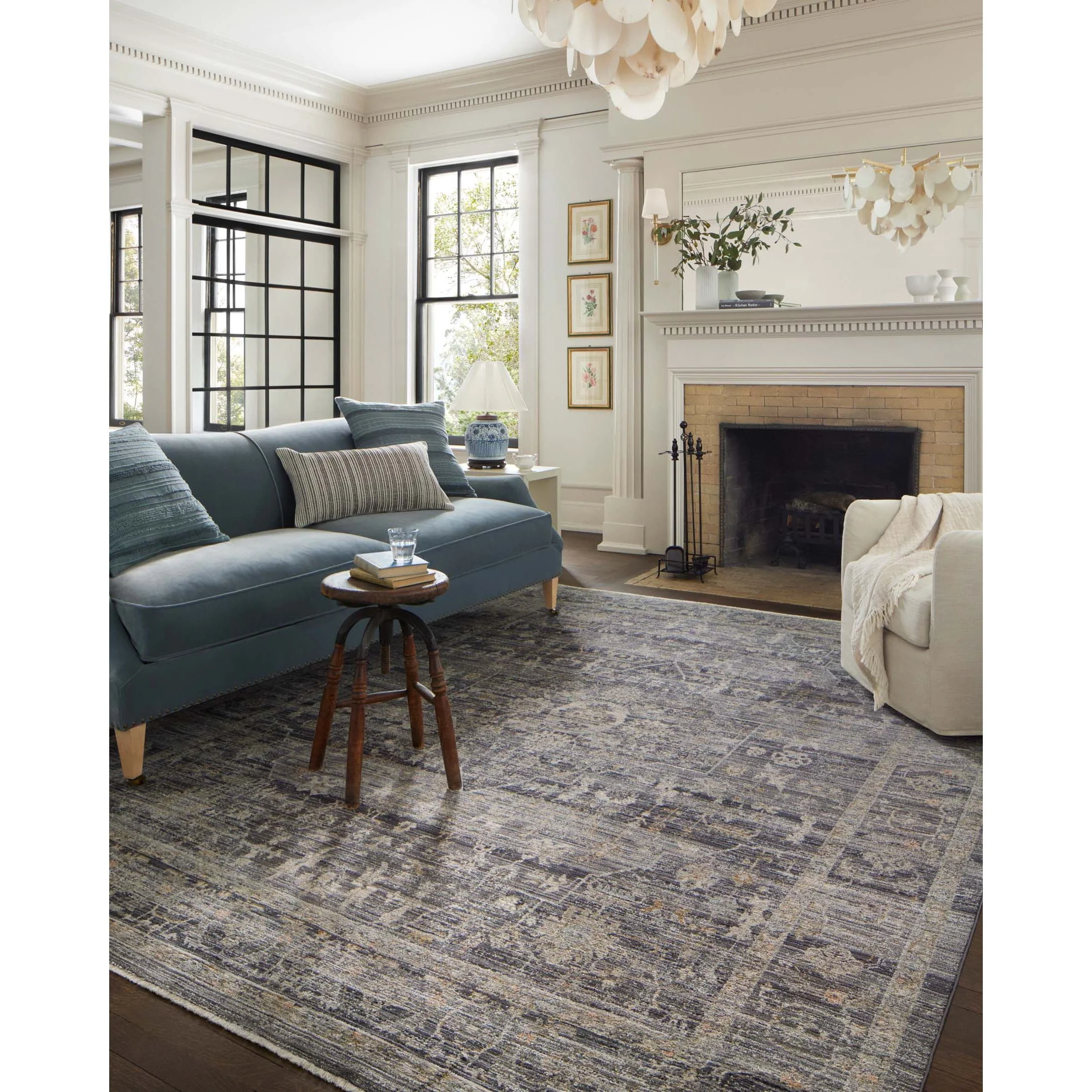 Katherine Midnight / Tobacco Rug | Jean Stoffer x Loloi - Image 7