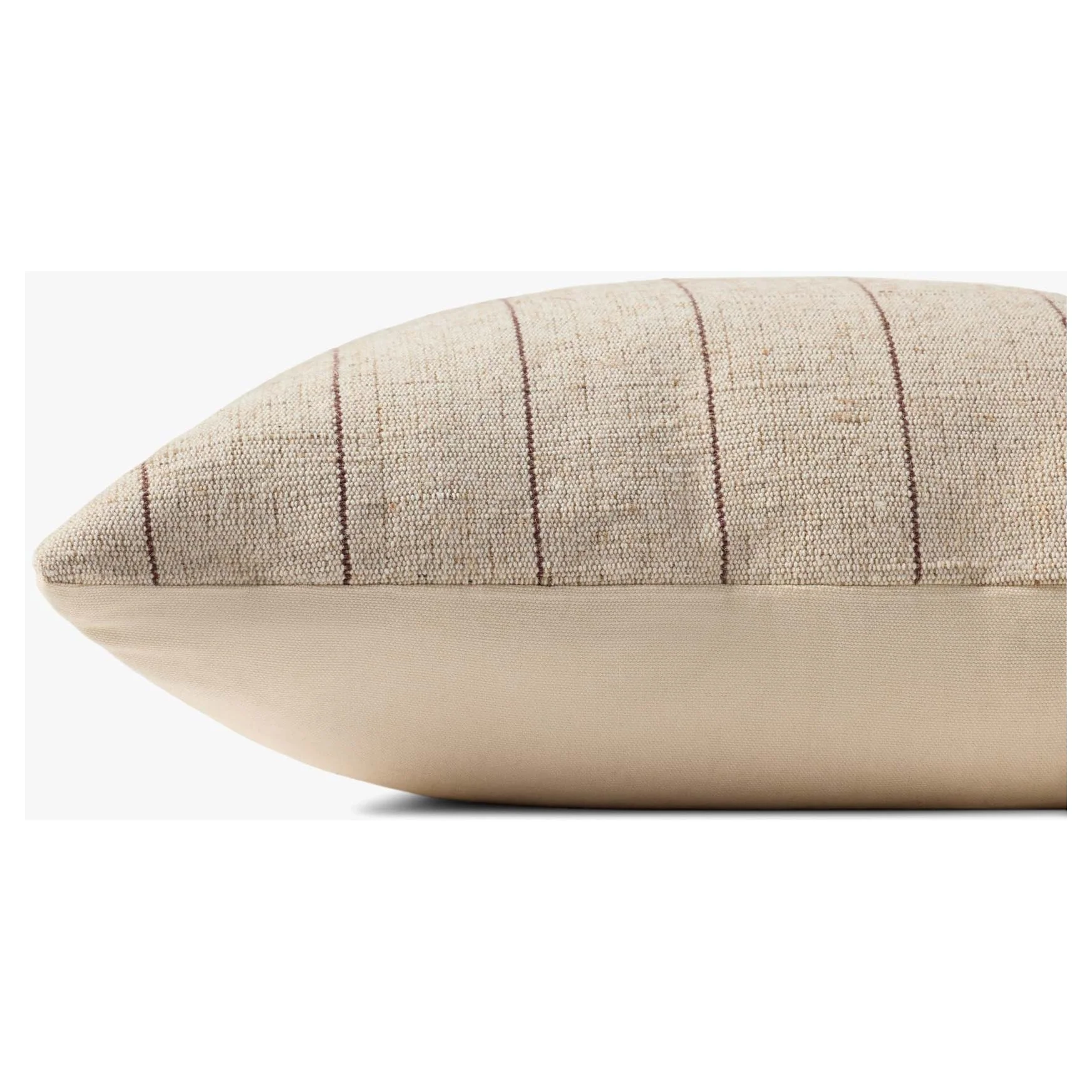 Keisha Natural / Brown Pillow | Amber Lewis x Loloi - Image 2
