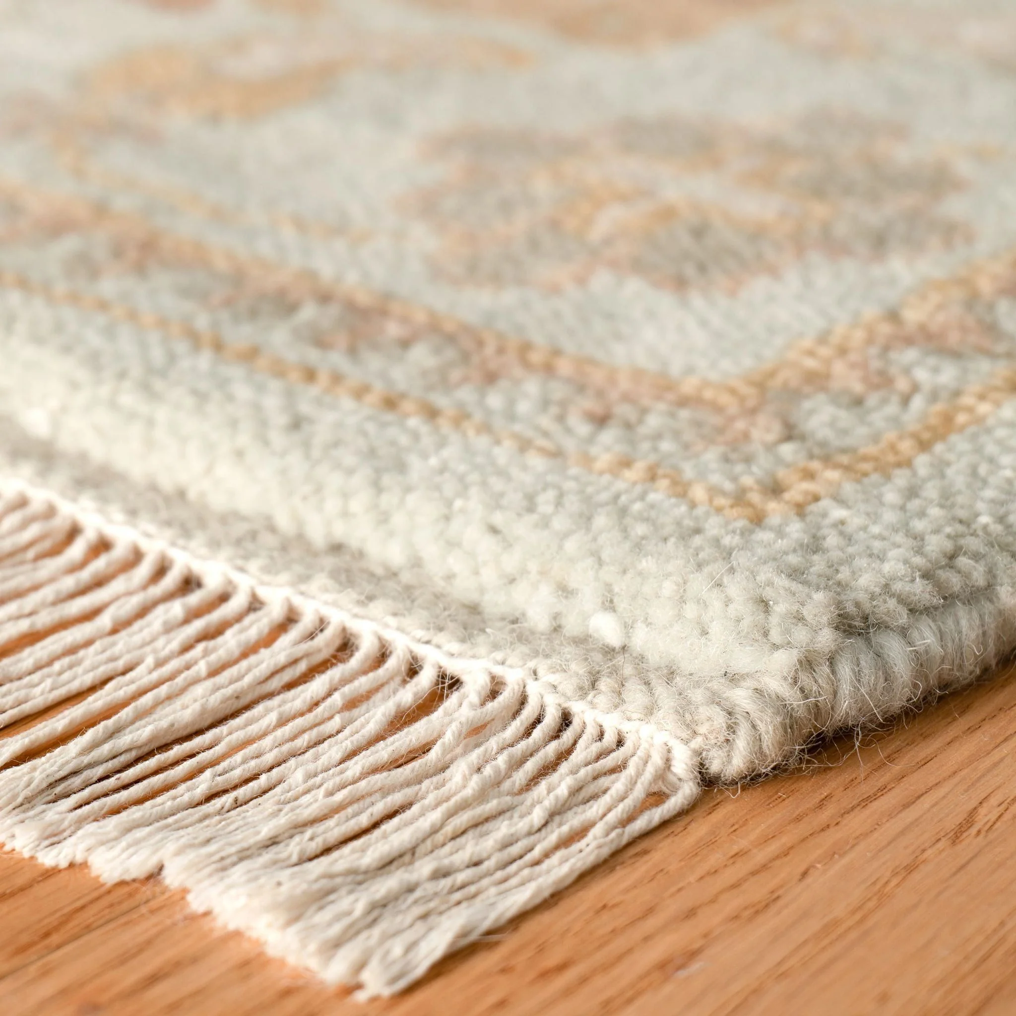 Kendra Sky Hand Knotted Wool Rug - Image 3