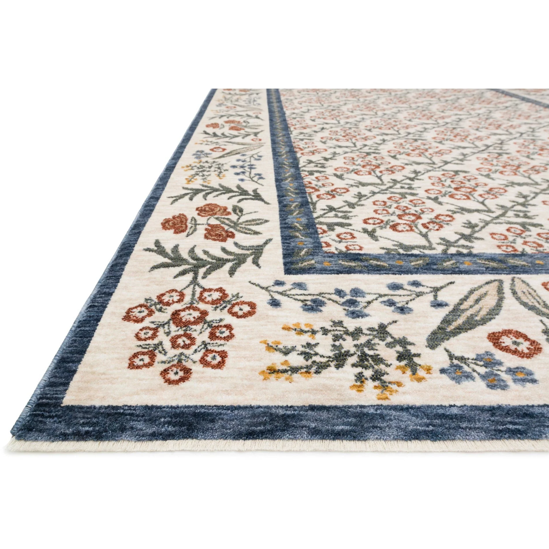 Kismet Suzani Garden / Cream | Rifle Paper Co. Rugs x Loloi - Image 2