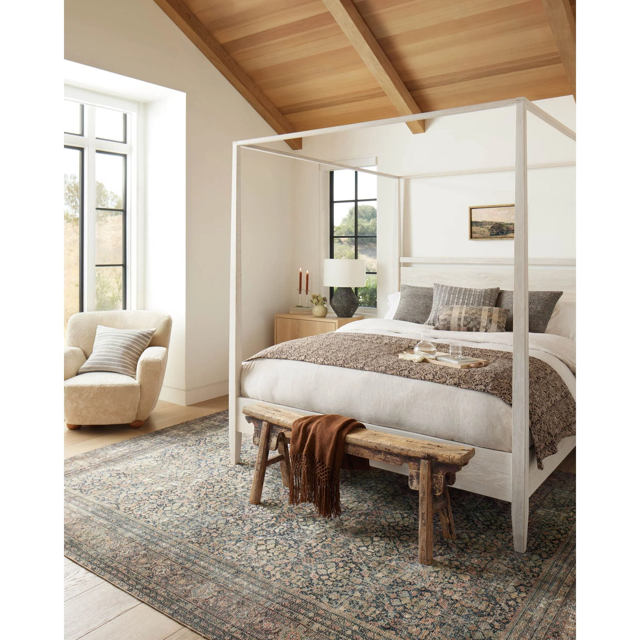 Kit Grey Natural Pillow | Amber Lewis x Loloi - Image 2