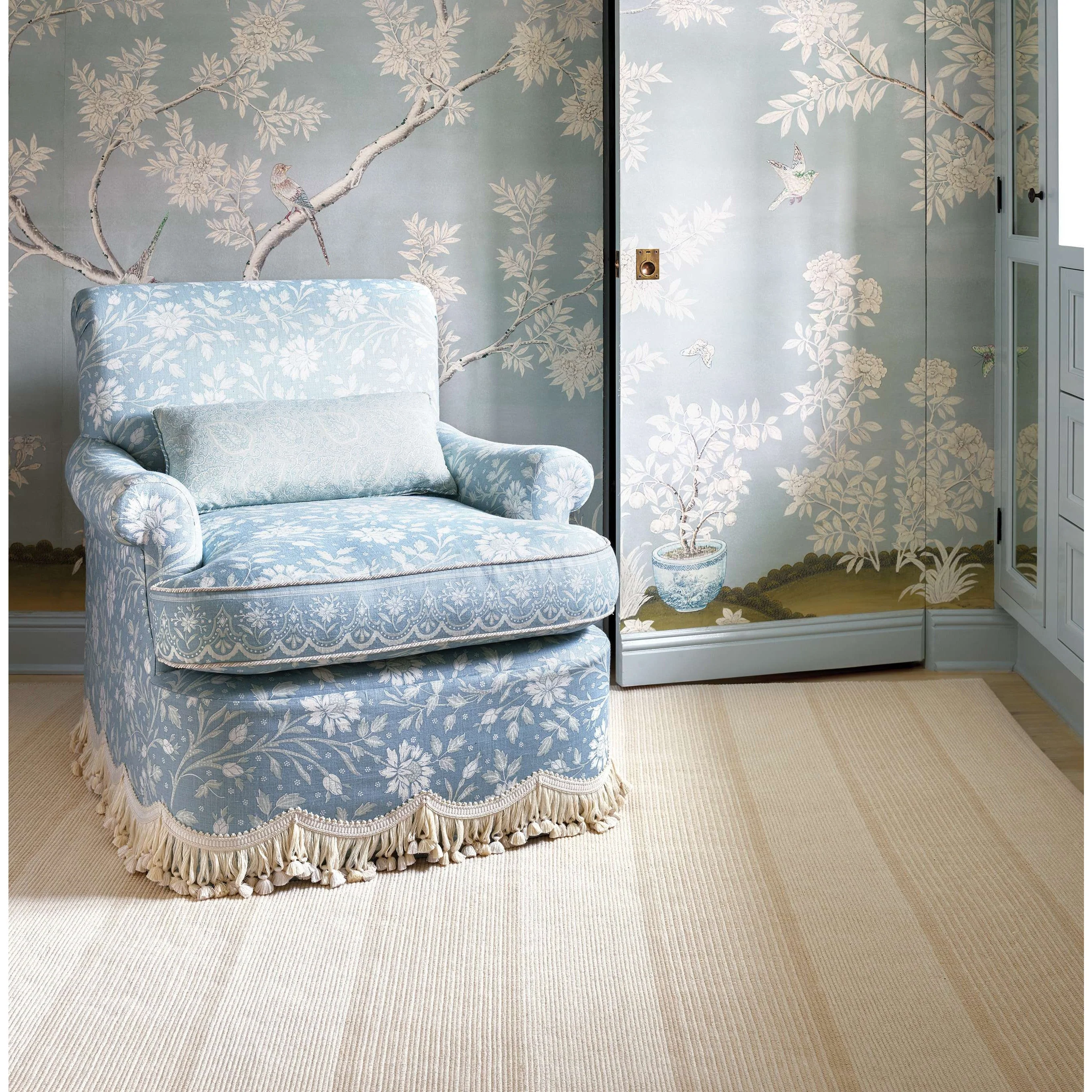 La Mirada Wheat Woven Cotton Rug - Image 3