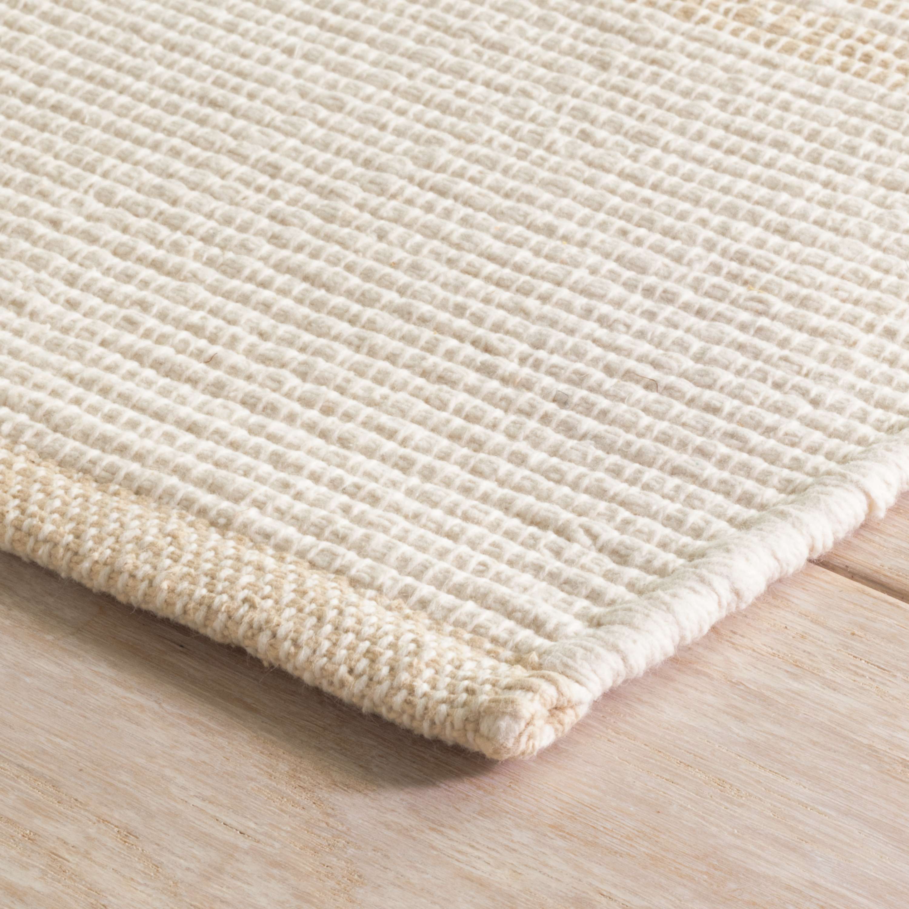 La Mirada Wheat Woven Cotton Rug - Image 4
