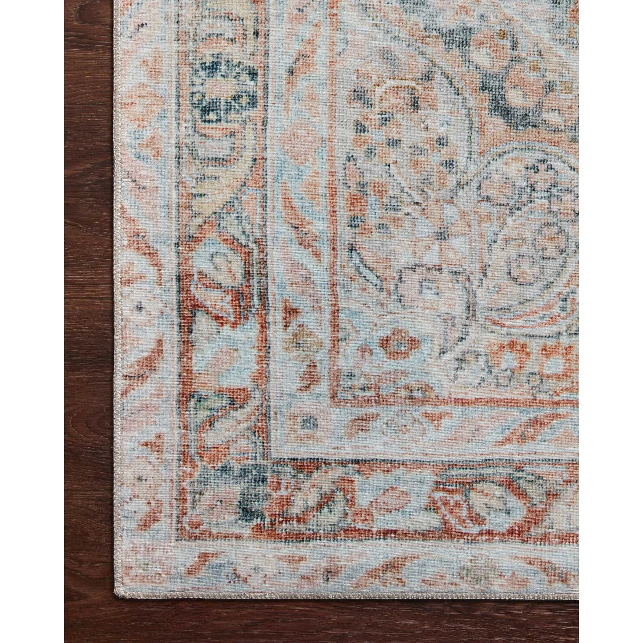 Lenna Ocean / Apricot Rug | Magnolia Home by Joanna Gaines x Loloi - Image 5