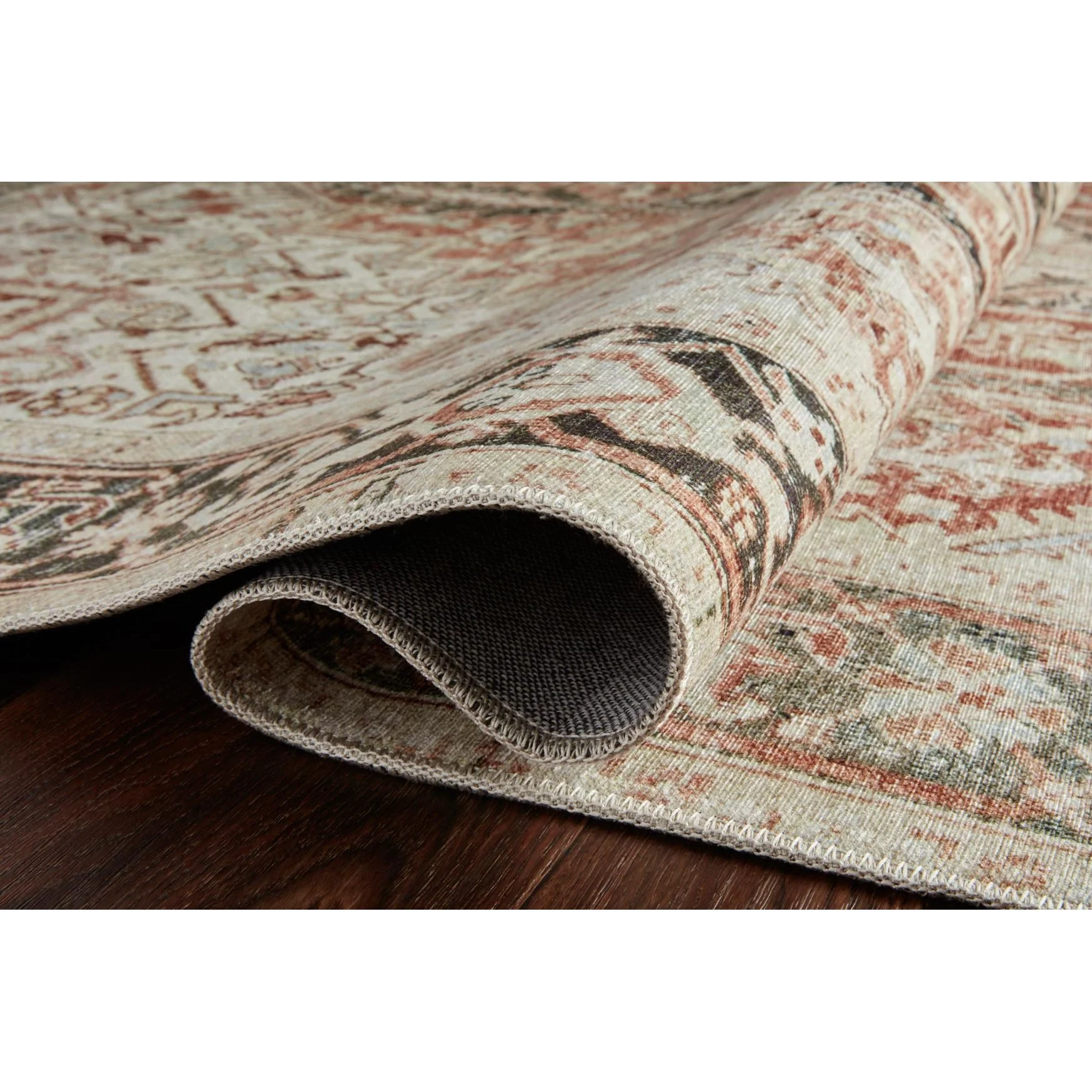 Lenna Rust / Charcoal Rug | Magnolia Home by Joanna Gaines x Loloi - Image 6