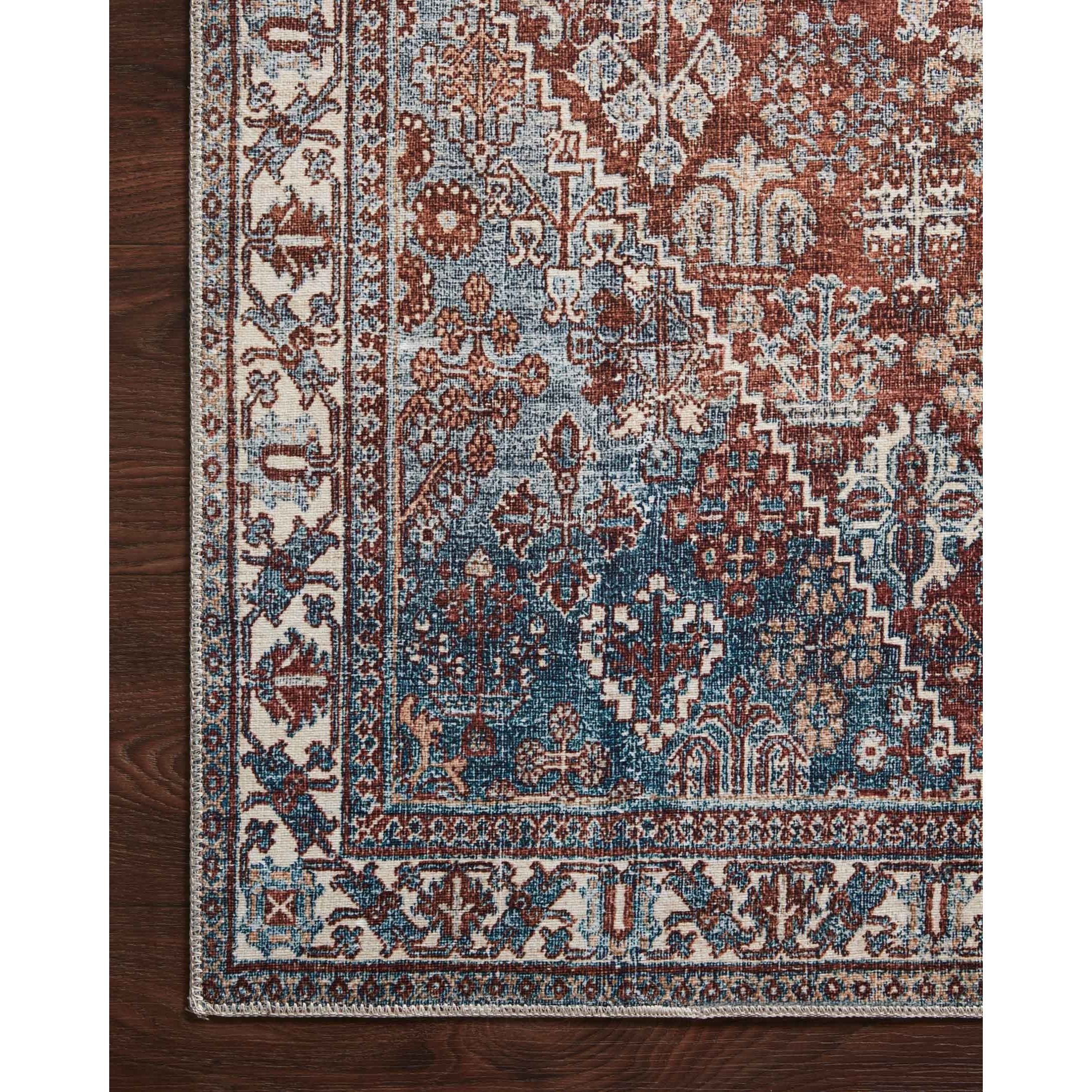 Lenna Brick / Sky Rug | Magnolia Home by Joanna Gaines x Loloi - Image 5