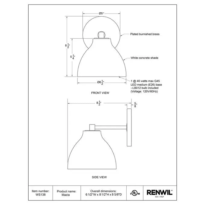 Lena Wall Sconce - Image 6
