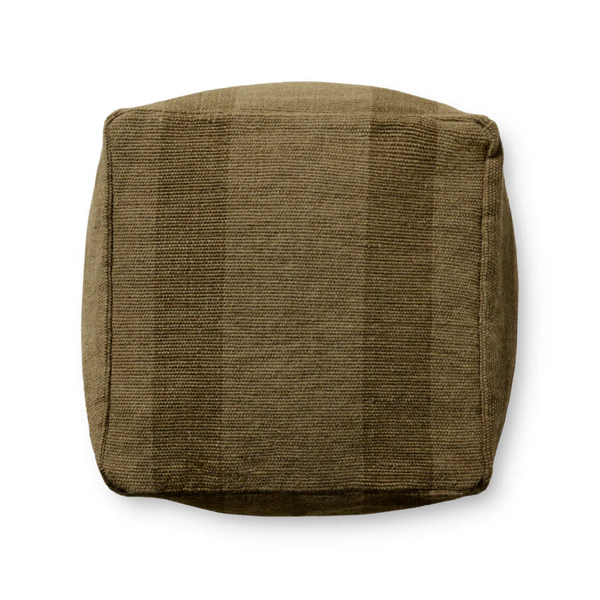 Rosemoor Brown Ottoman | Leanne Ford x Loloi - Image 2