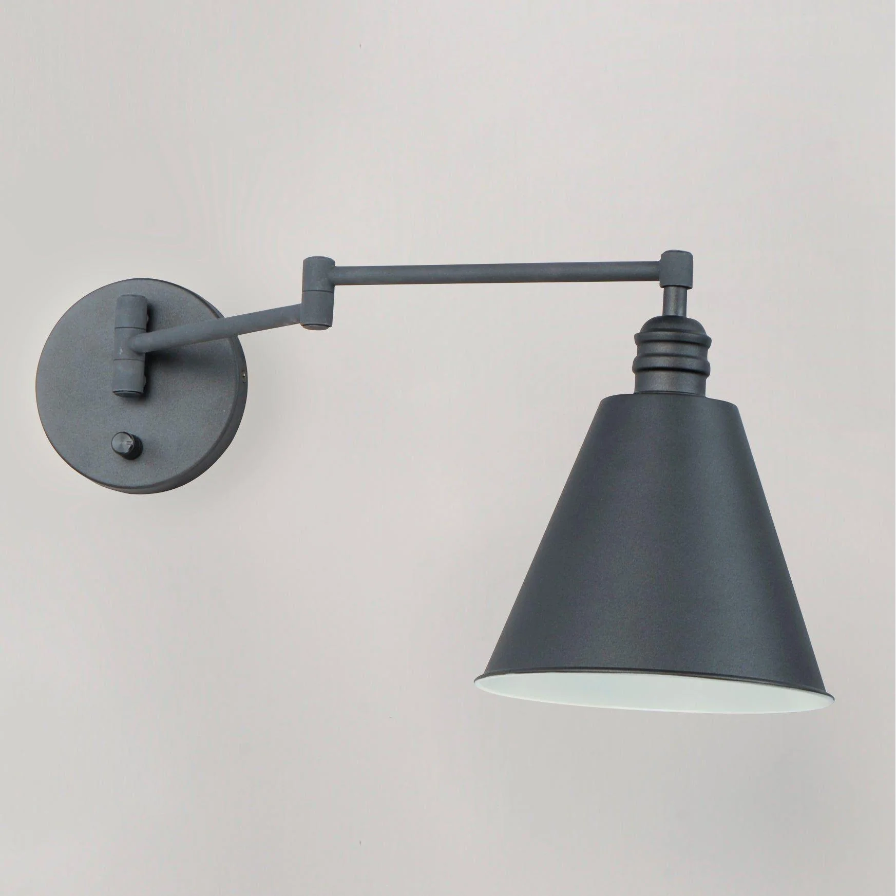 Library 1-Light Wall Sconce Horizontal Swing Arm - Image 3