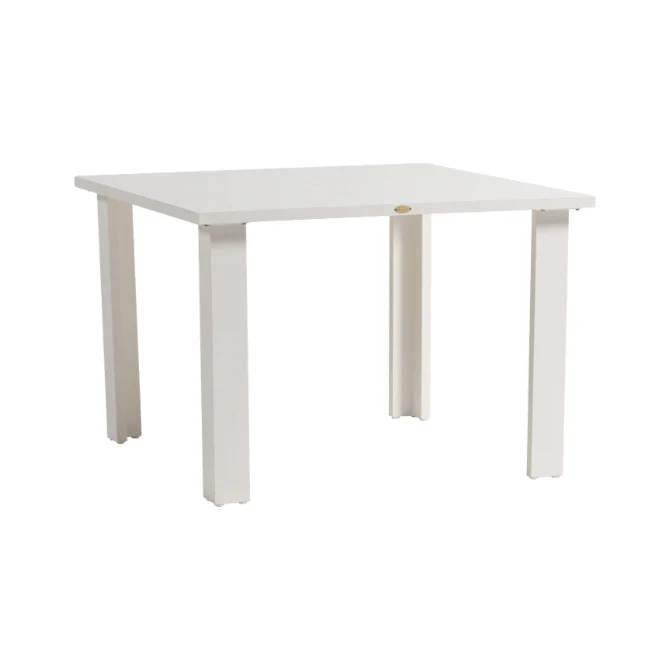 Limo 43" Square Dining Table with Umbrella Hole - Image 5