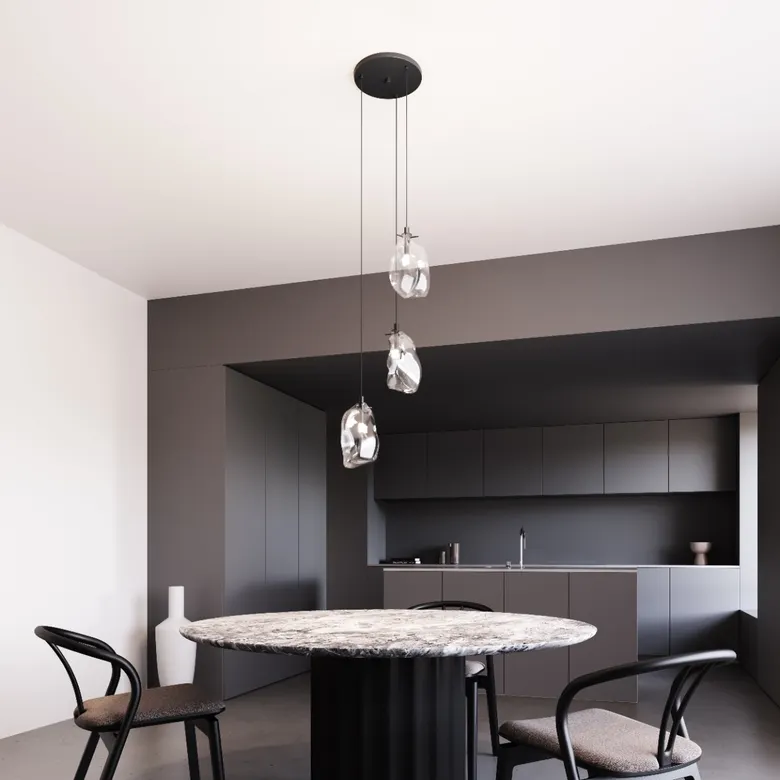 Liquid LED 3-Light Chandelier - Image 3
