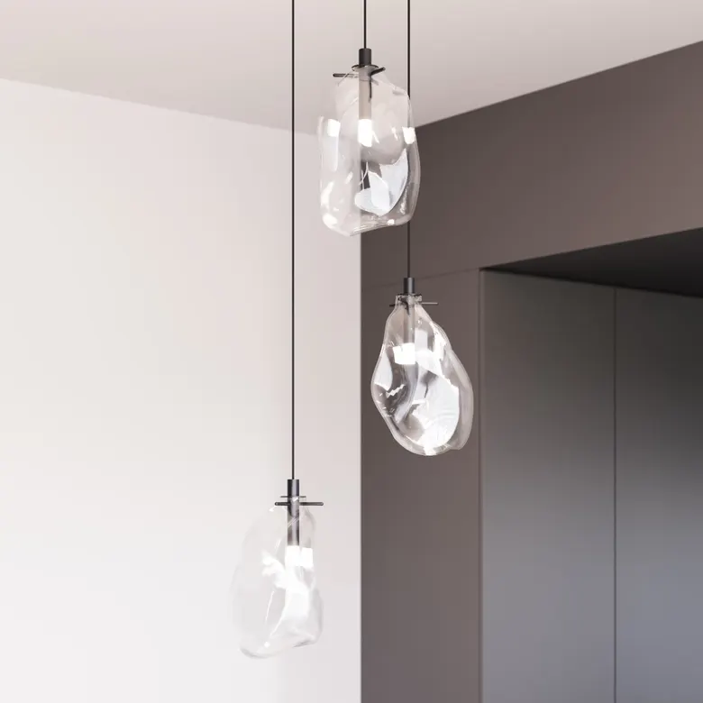 Liquid LED 3-Light Chandelier - Image 4