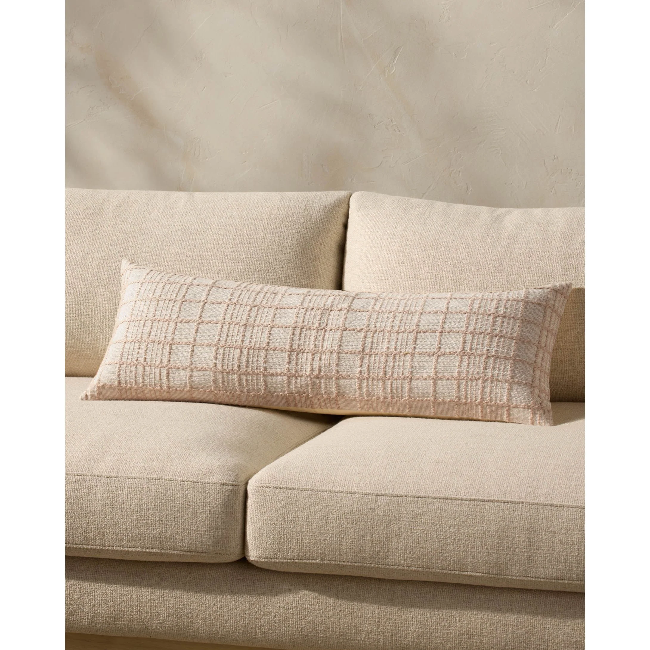 Liv Beige Pillow | Magnolia Home by Joanna Gaines x Loloi - Image 3