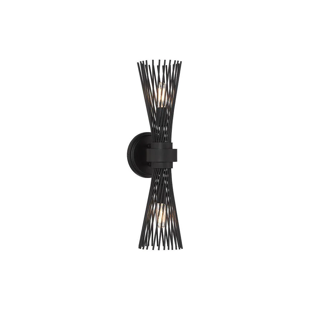 Longfellow 2-Light Wall Sconce in Burnished Brass - Image 5