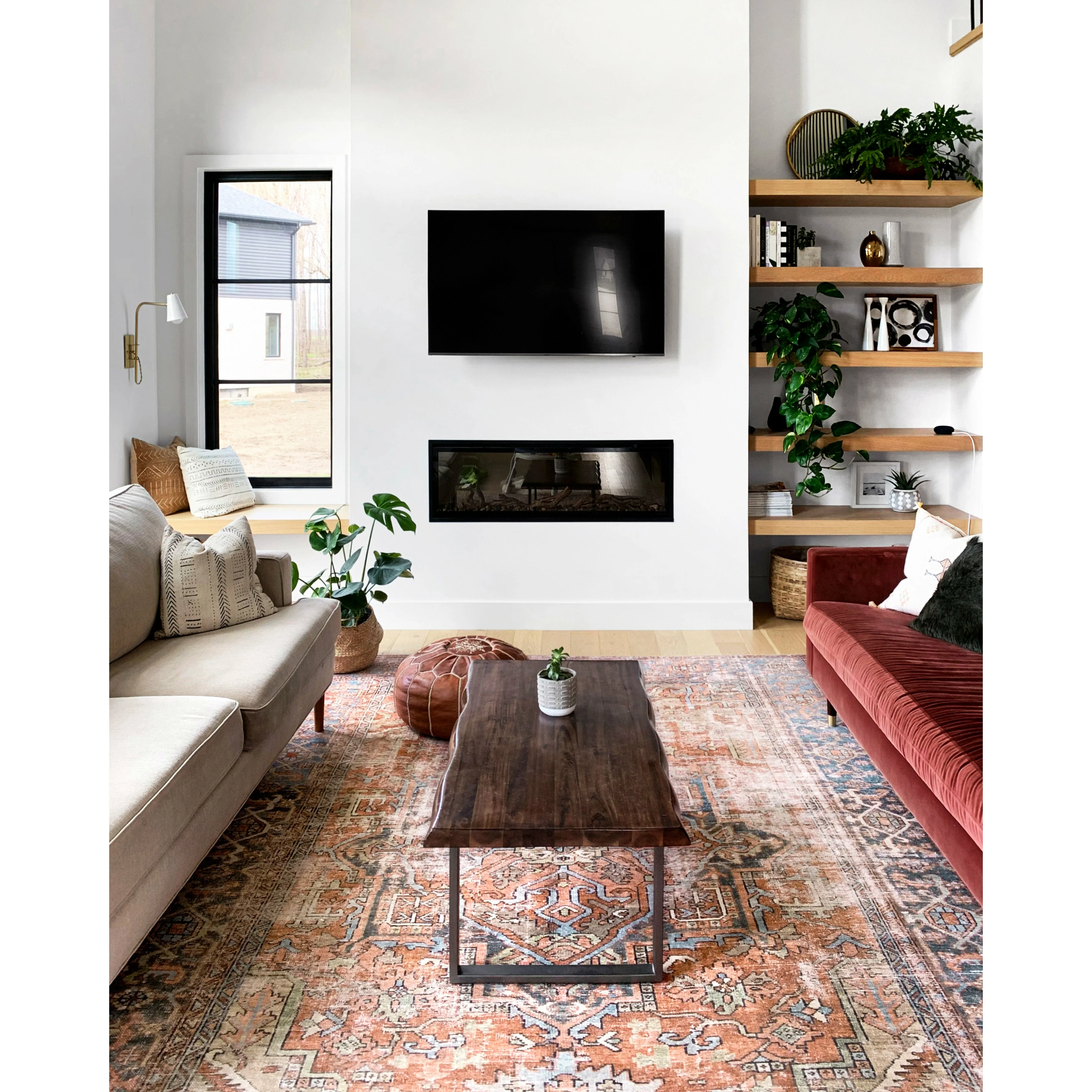Loren Terracotta / Sky Rug - Image 2