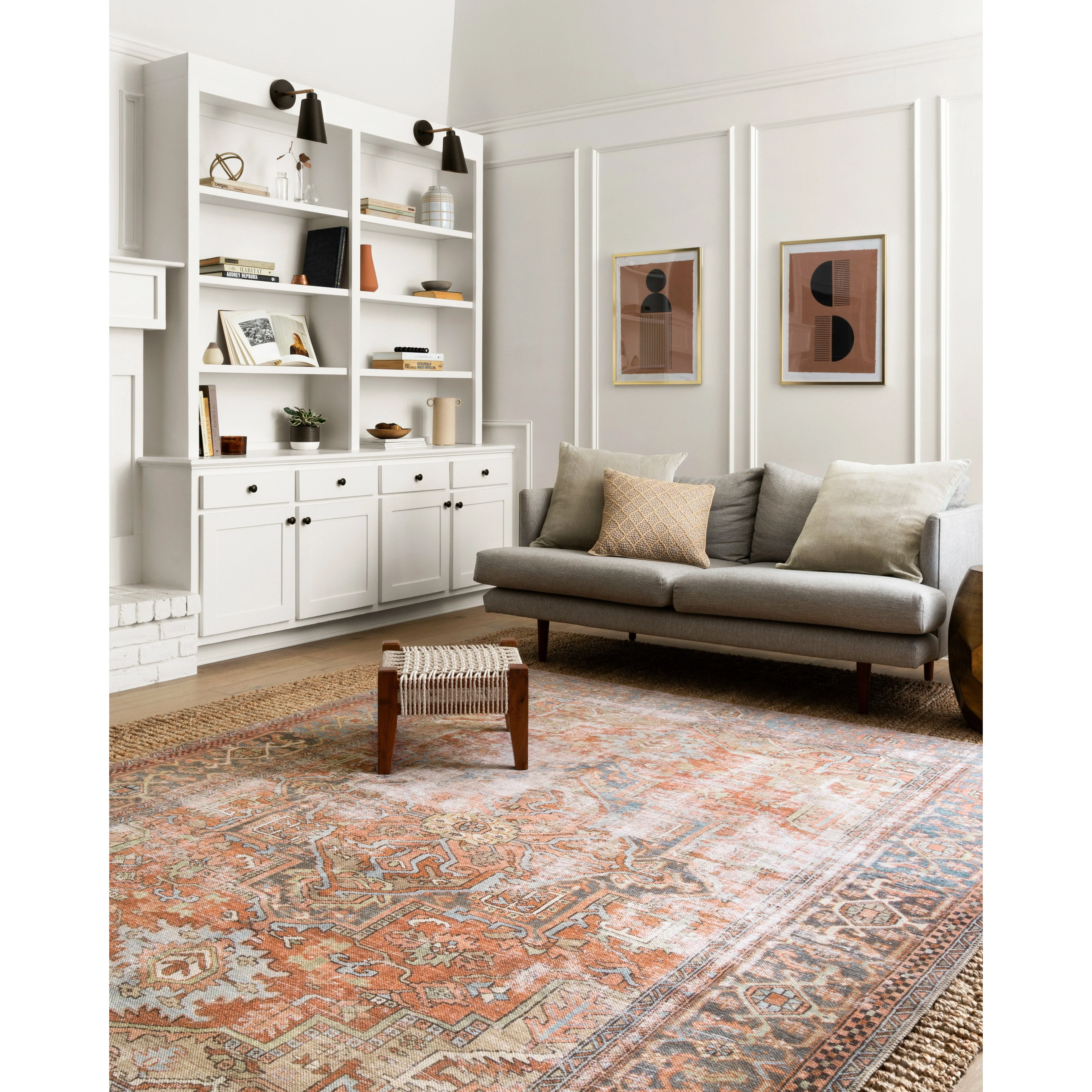 Loren Terracotta / Sky Rug - Image 3
