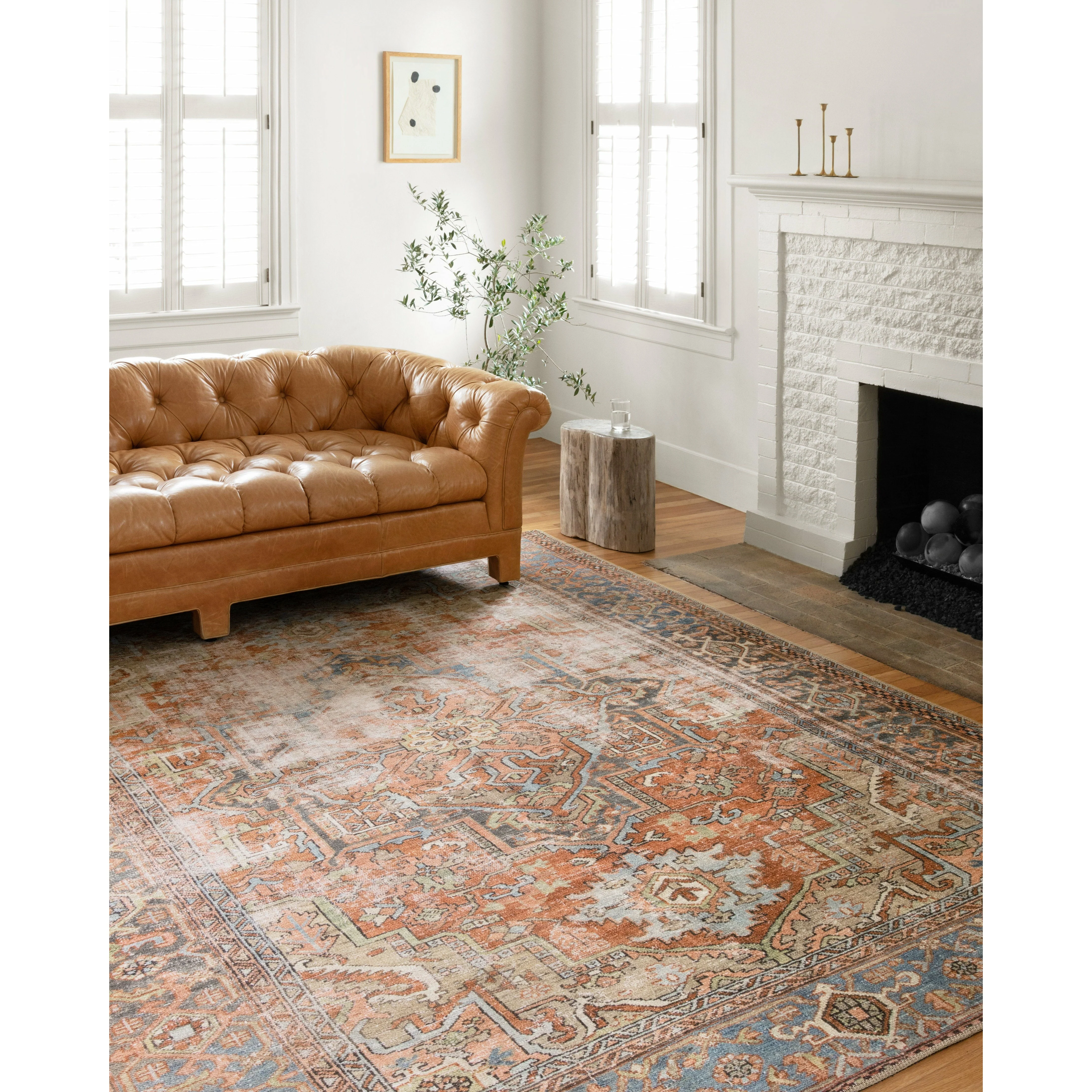 Loren Terracotta / Sky Rug - Image 4