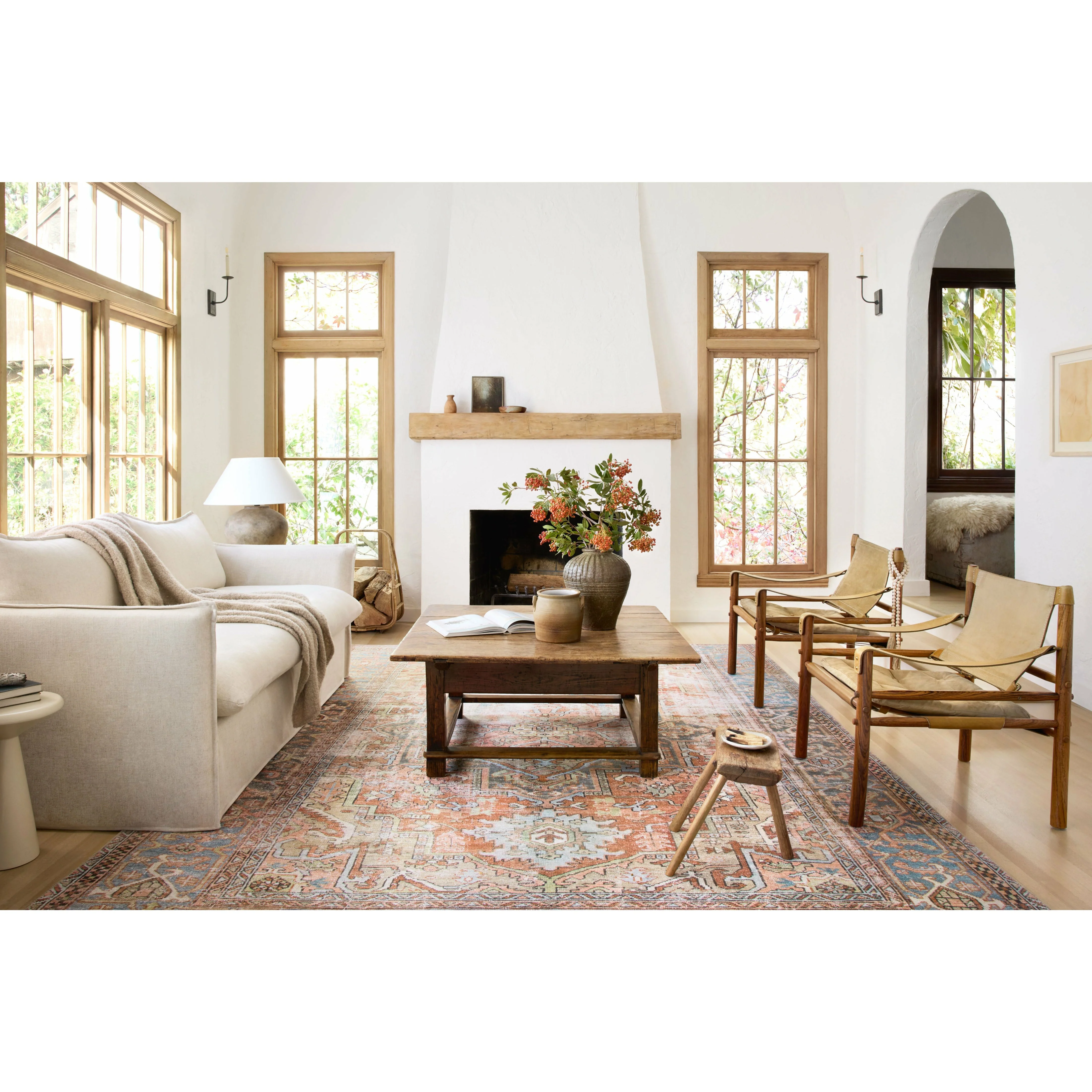 Loren Terracotta / Sky Rug - Image 6
